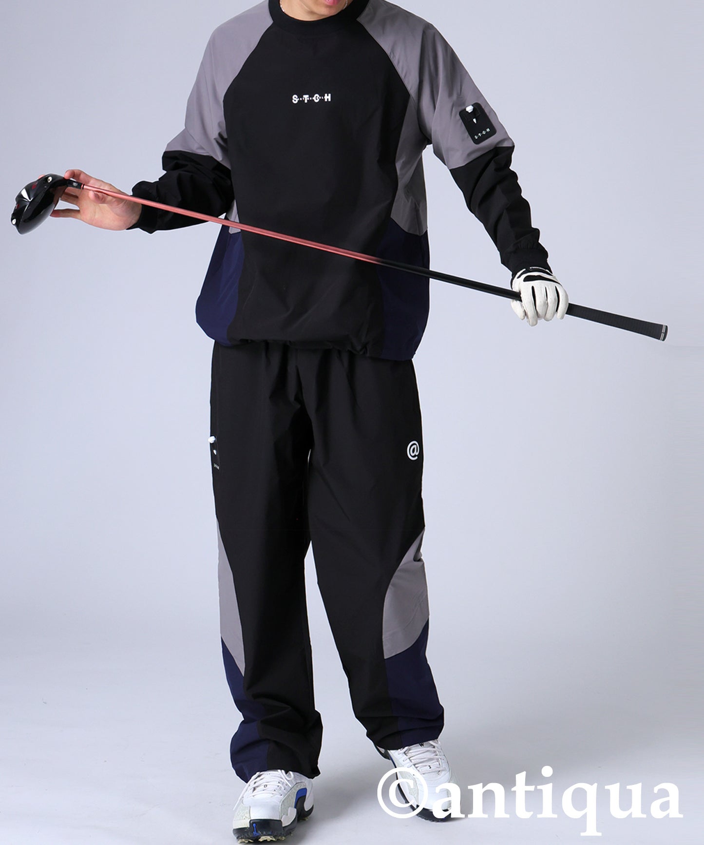 ANTIQUA GOLF×STCH Color-Blocked Pants Men's