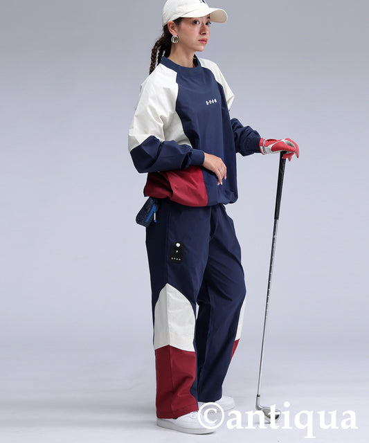 ANTIQUA GOLF×STCH Color-Blocked Pants Ladies