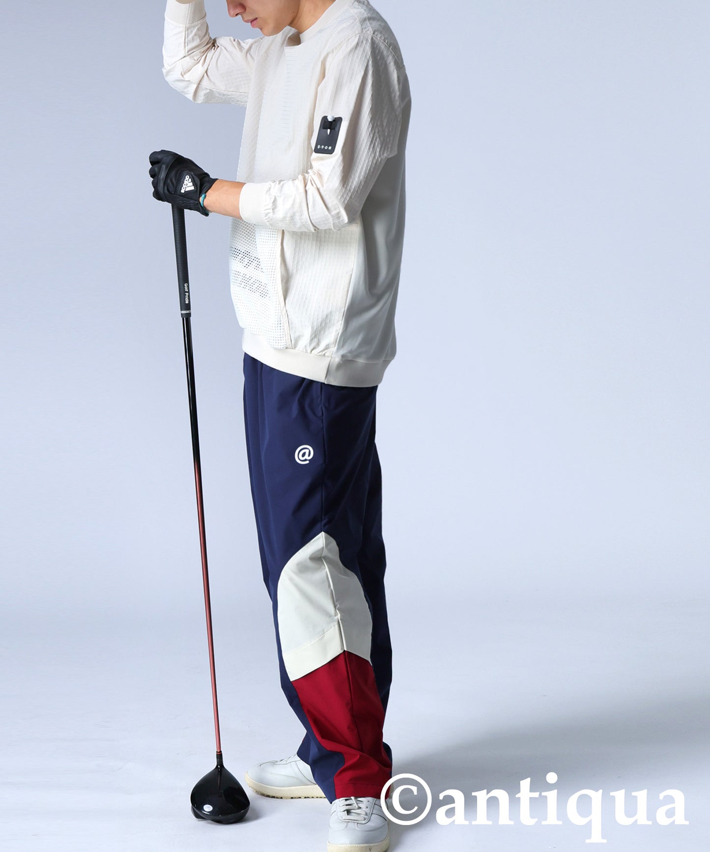 ANTIQUA GOLF×STCH Color-Blocked Pants Men's