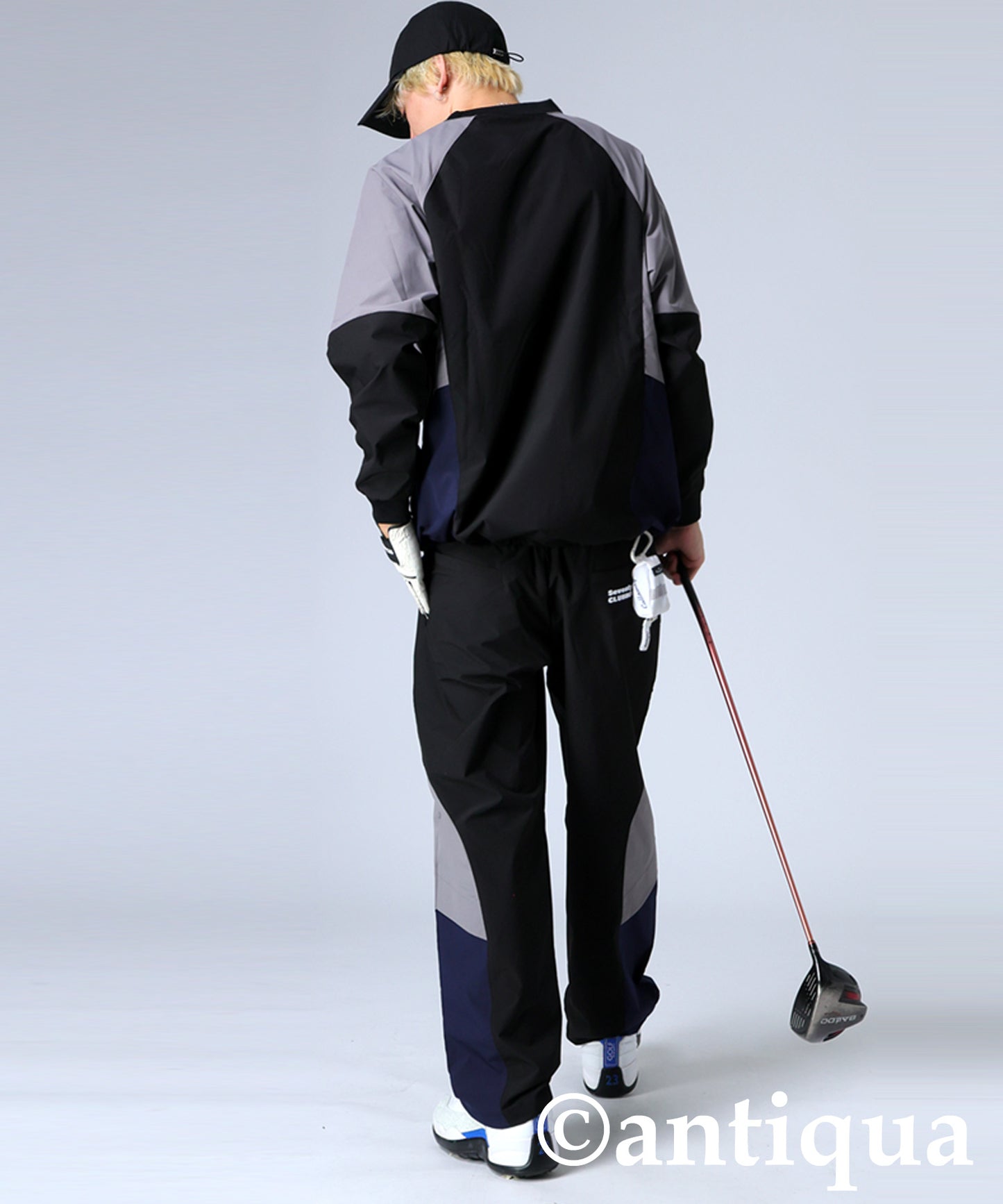 ANTIQUA GOLF×STCH Color-Blocked Tops Men's