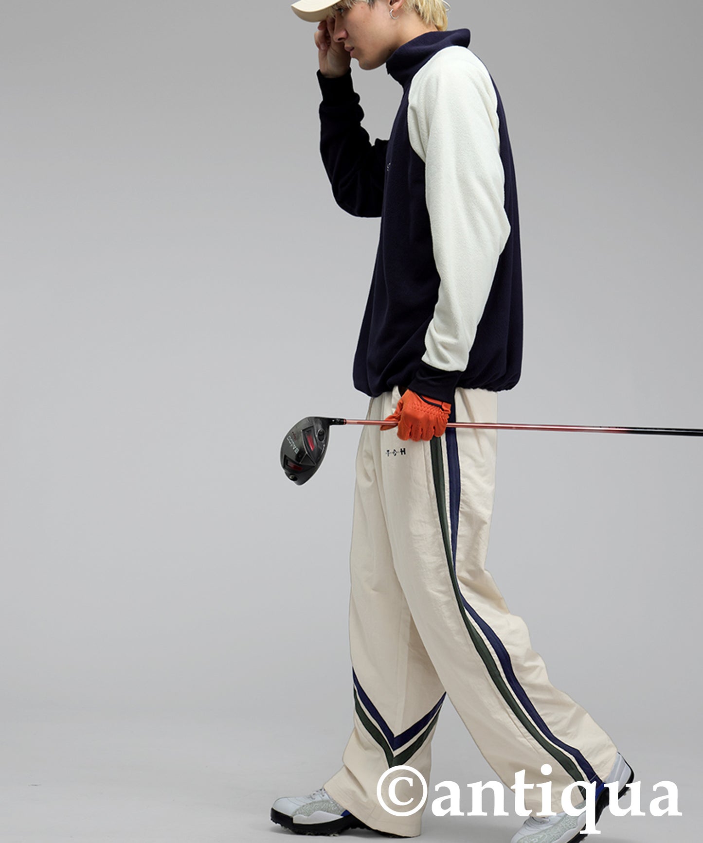 ANTIQUA GOLF×STCH Wide Pants Men's