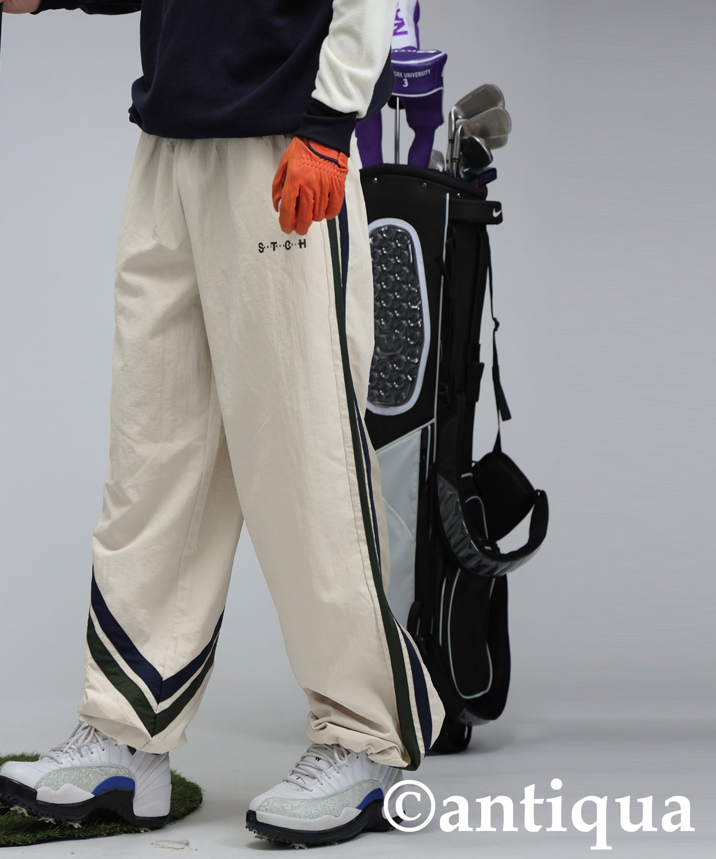 ANTIQUA GOLF×STCH Wide Pants Men's