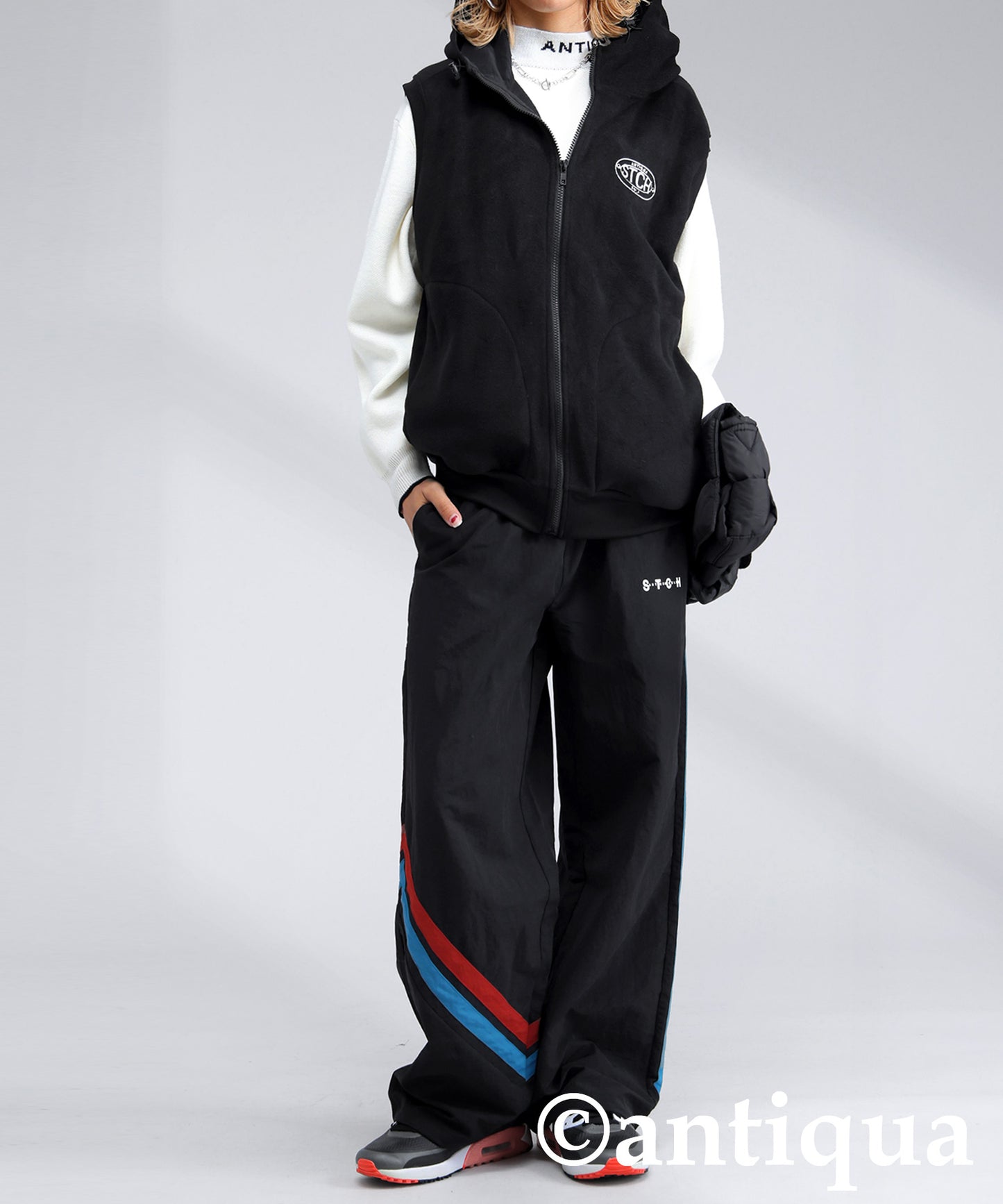 ANTIQUA GOLF×STCH Wide Pants Ladies