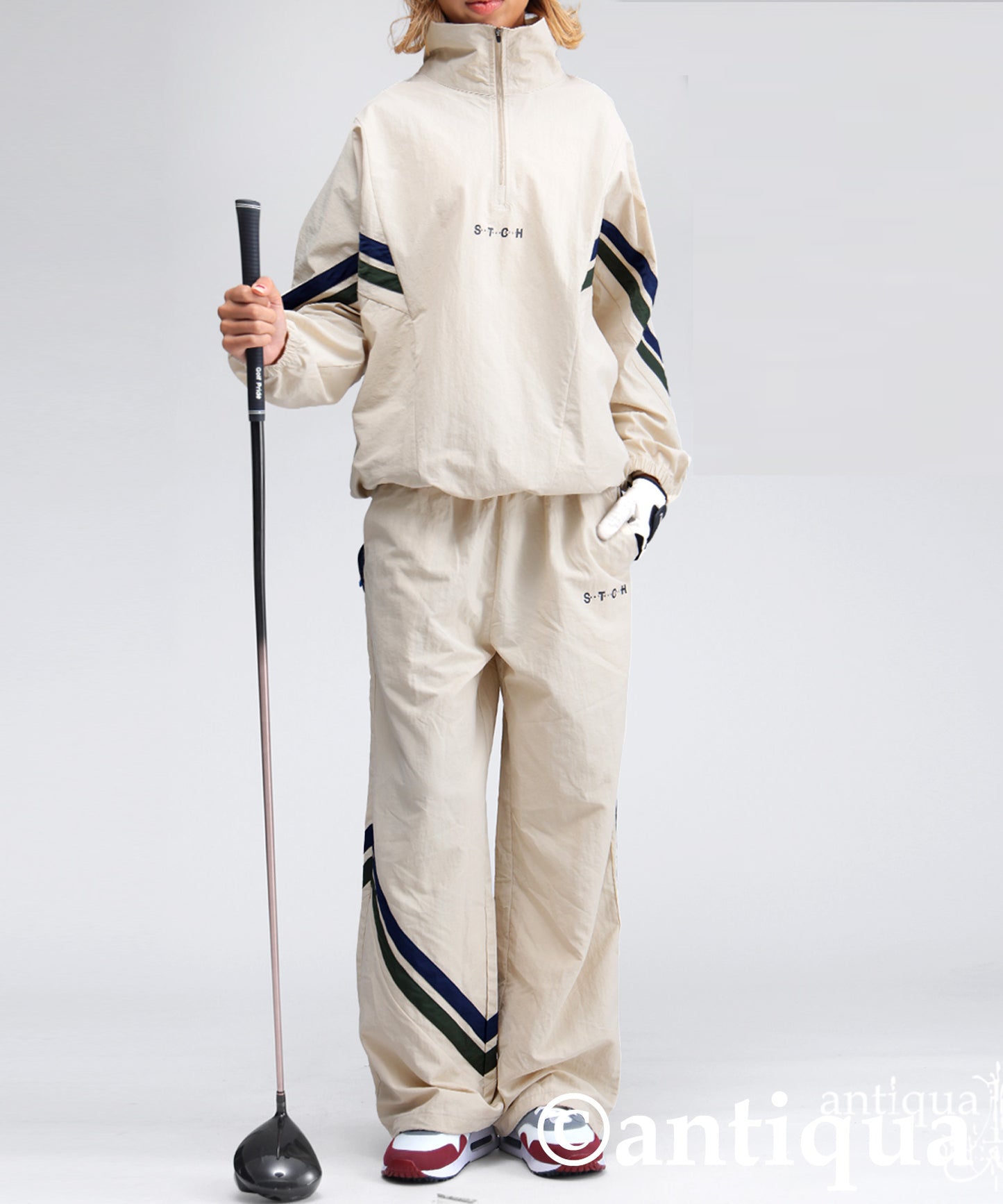 ANTIQUA GOLF×STCH Wide Pants Ladies