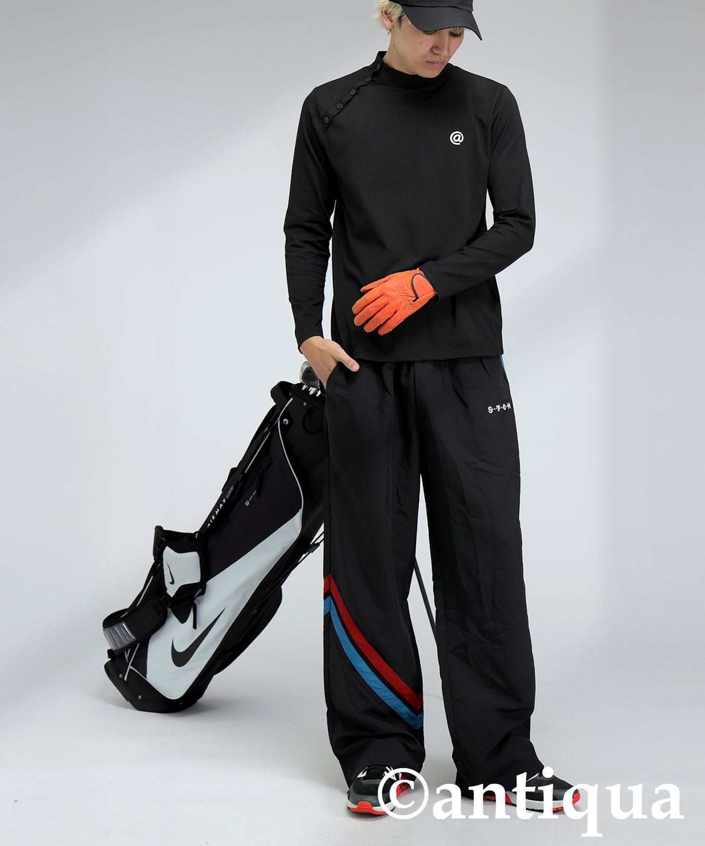 ANTIQUA GOLF×STCH Wide Pants Men's