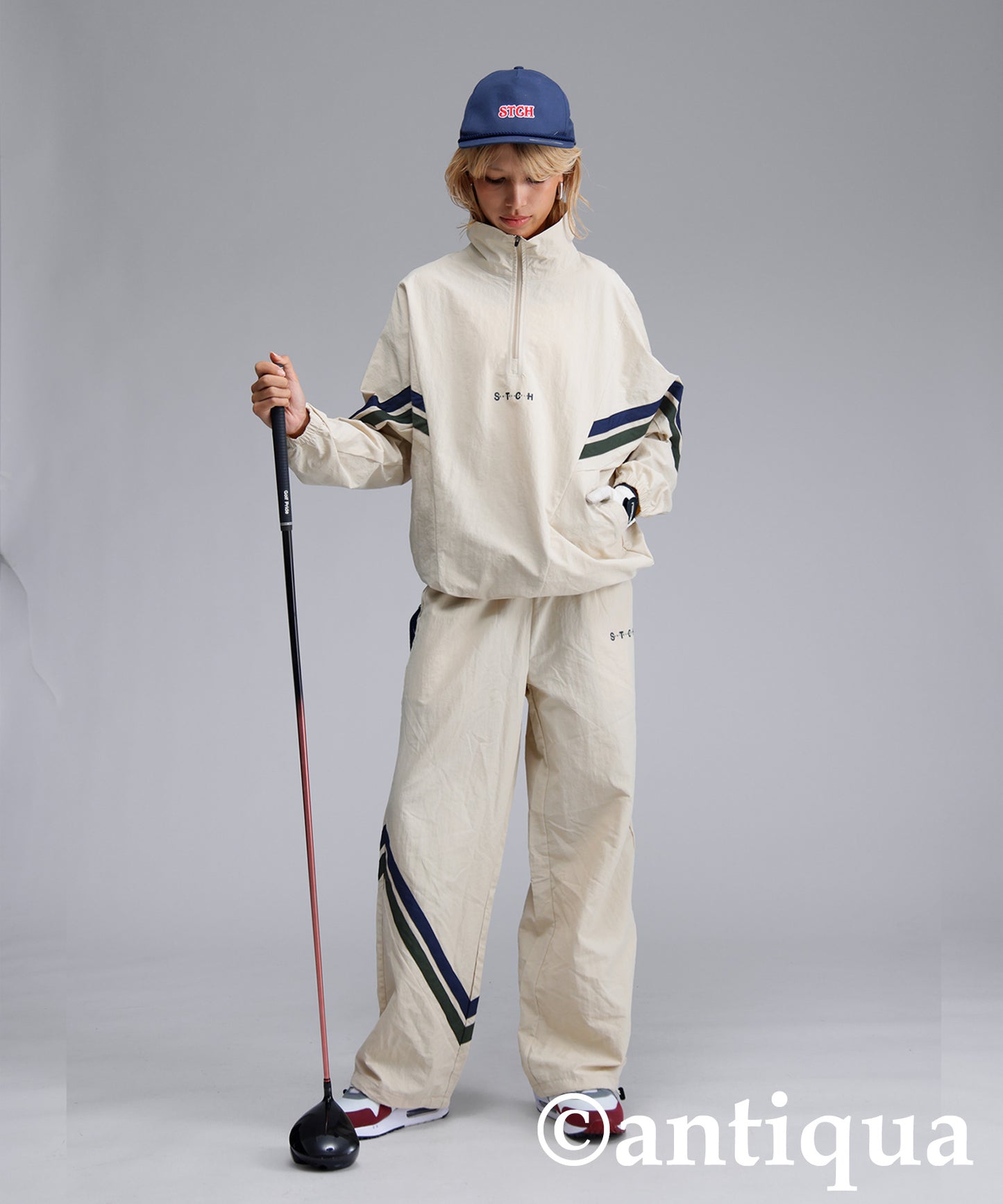 ANTIQUA GOLF×STCH Wide Pants Ladies