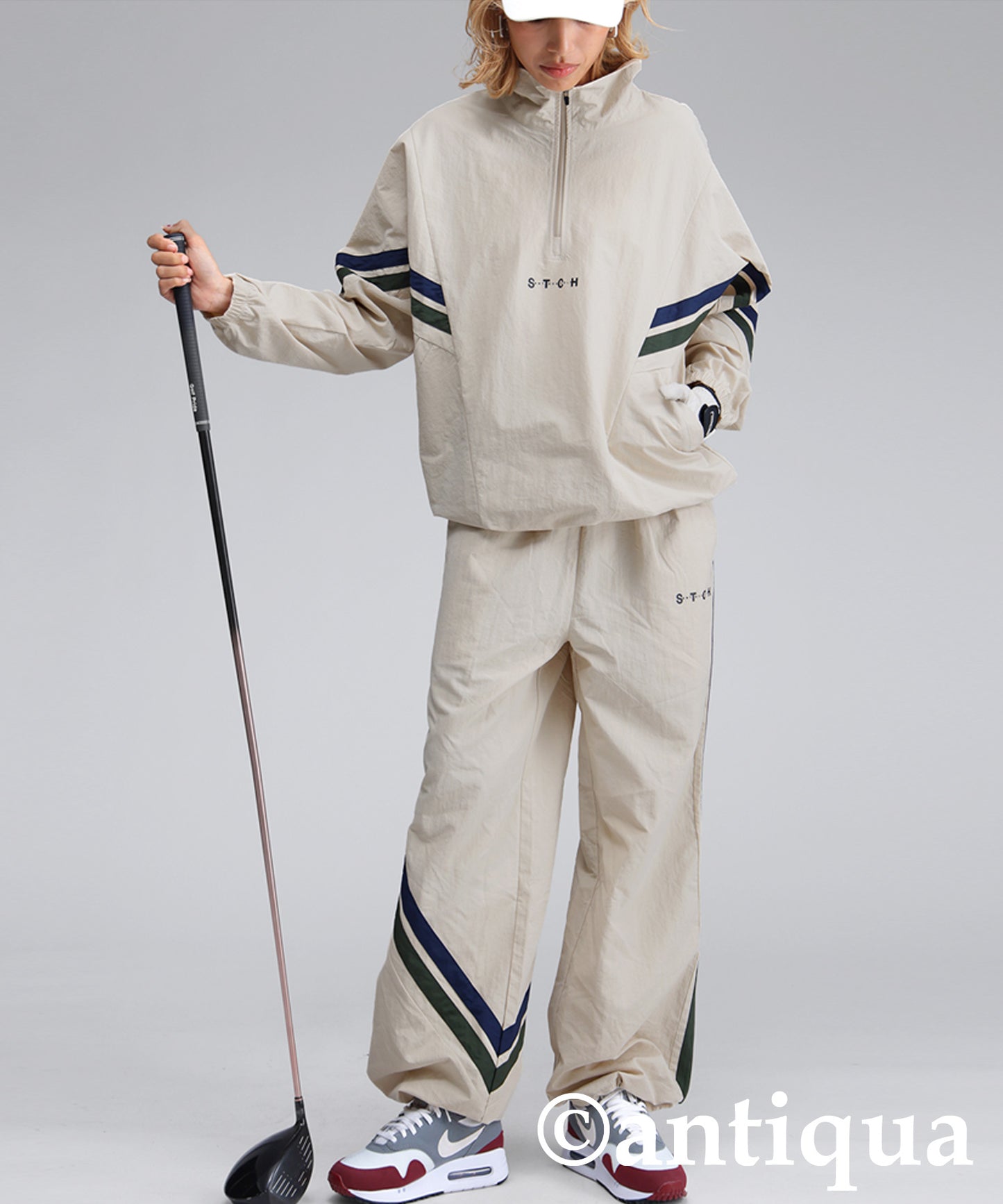 ANTIQUA GOLF×STCH Wide Pants Men's