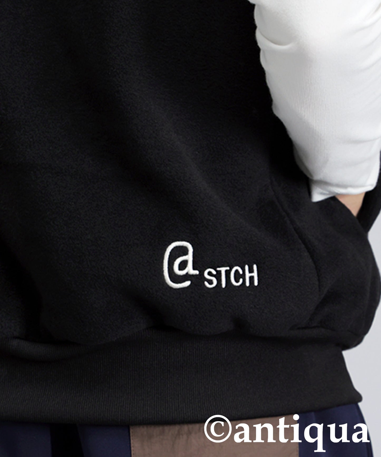 ANTIQUA GOLF×STCH Hooded Logo Vest Men's