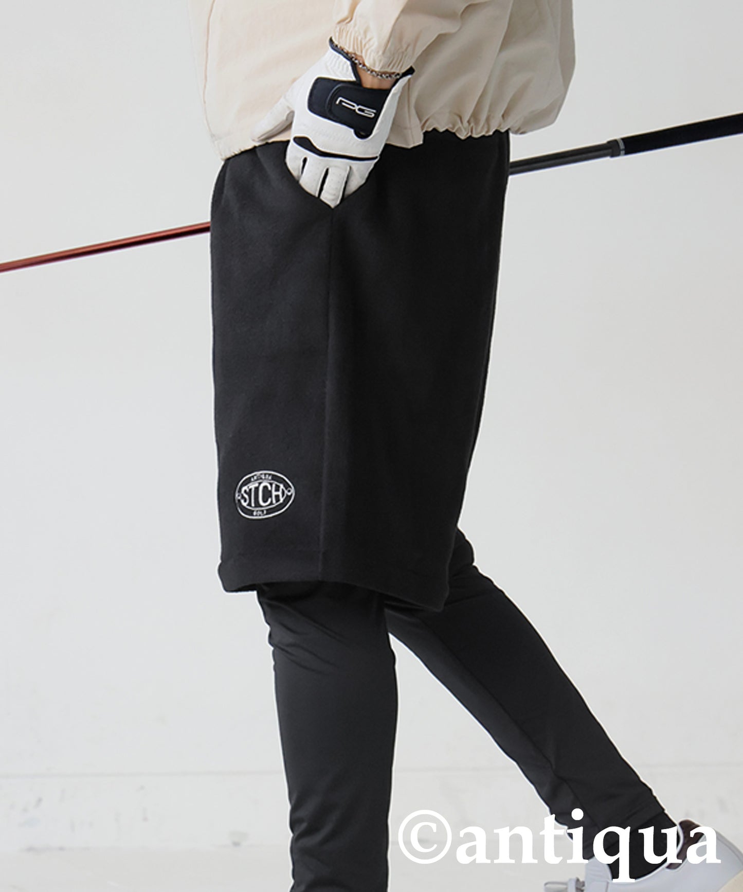 ANTIQUA GOLF×STCH Fleece-Lined Pants Men's