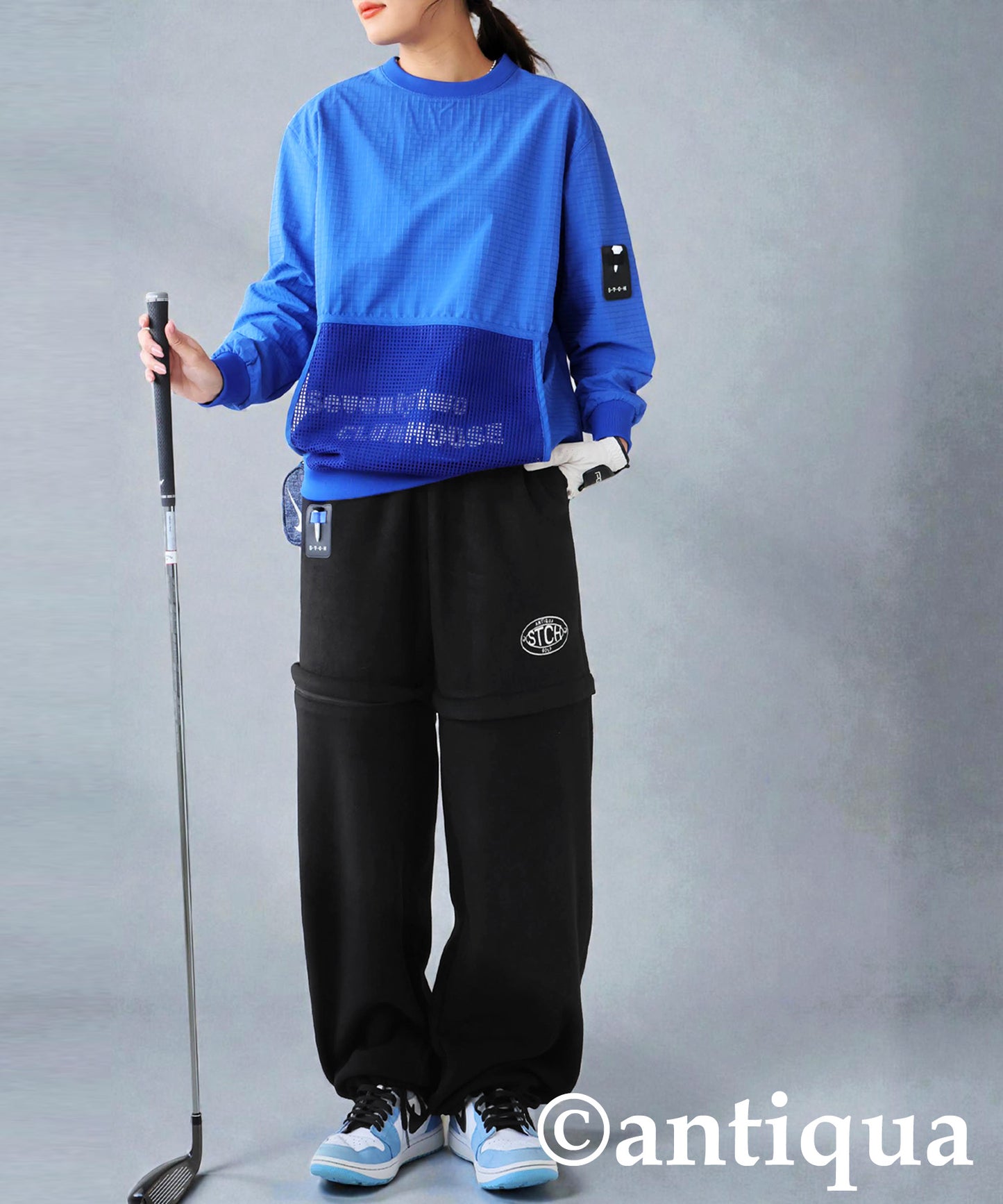 ANTIQUA GOLF×STCH Fleece-Lined Pants Ladies