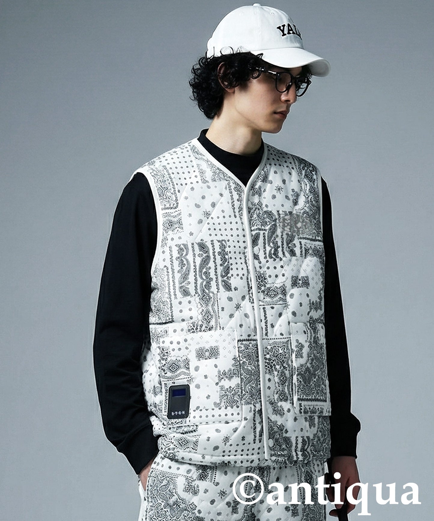 ANTIQUA GOLF×STCH Padded Vest Men's