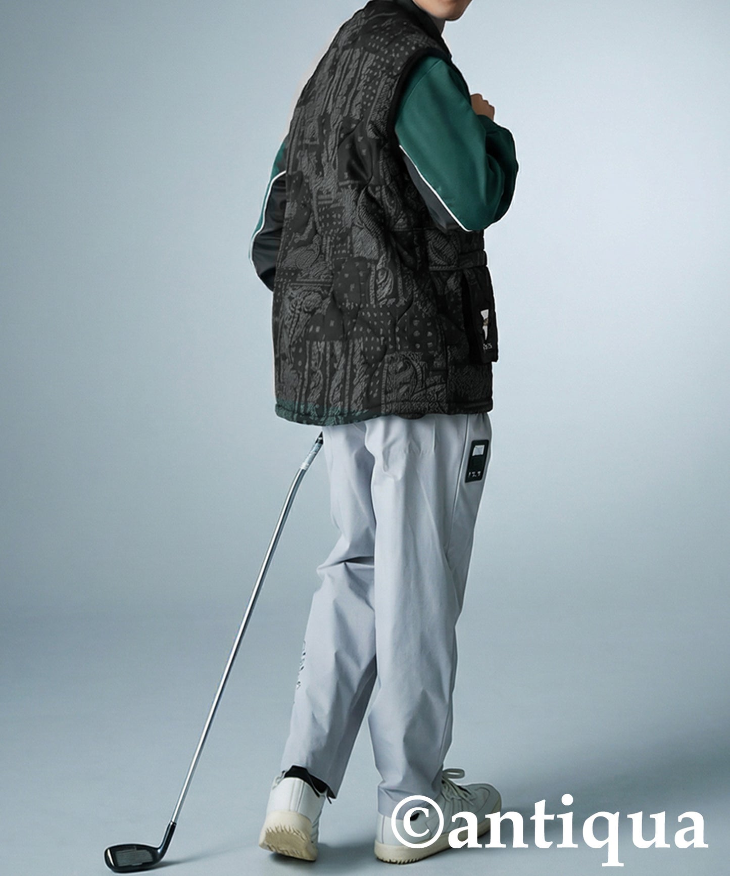 ANTIQUA GOLF×STCH Padded Vest Men's