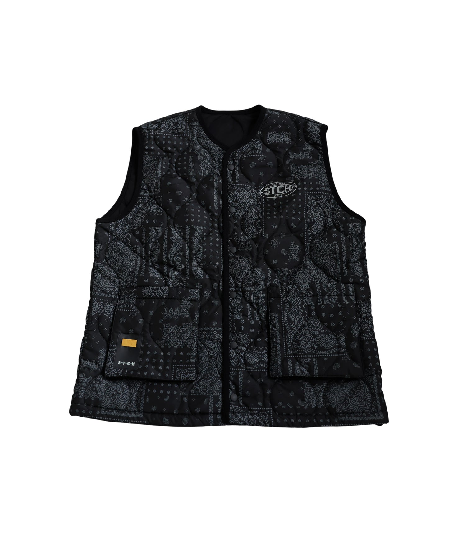 ANTIQUA GOLF×STCH Padded Vest Men's