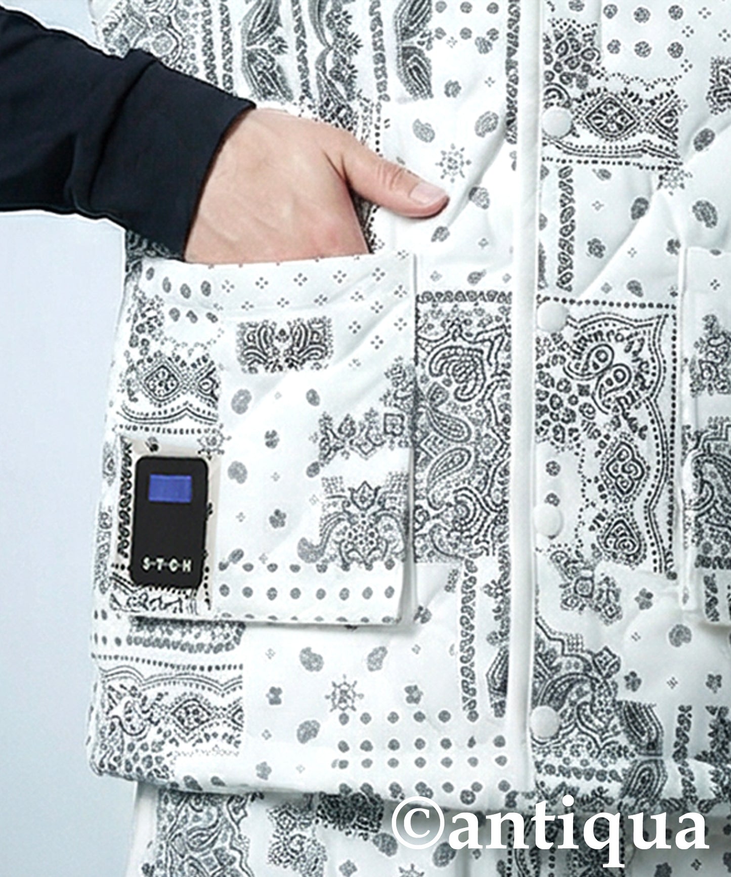 ANTIQUA GOLF×STCH Padded Vest Men's