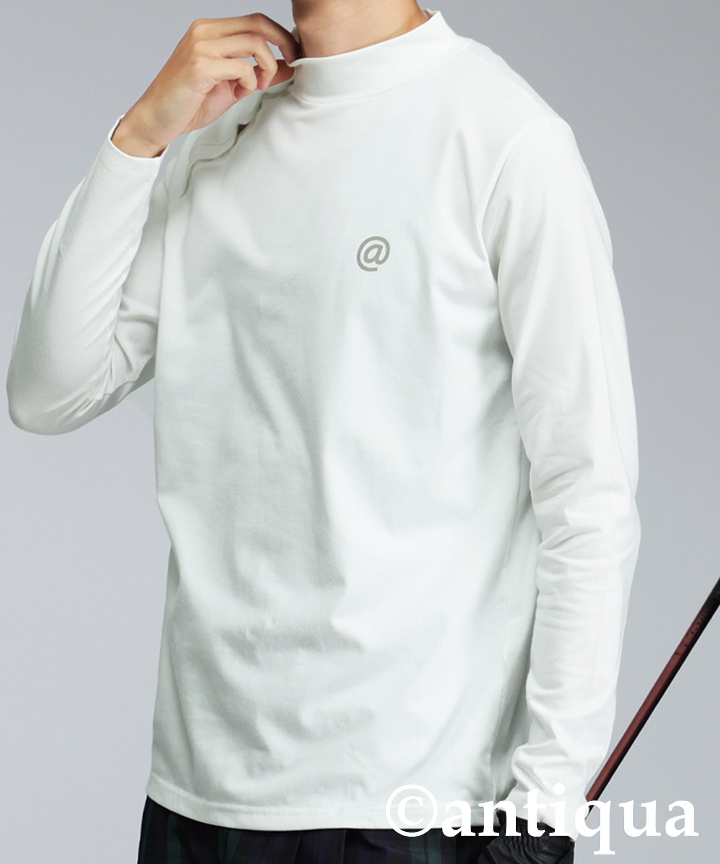 ANTIQUA GOLF×STCH Mock Neck Top Men's
