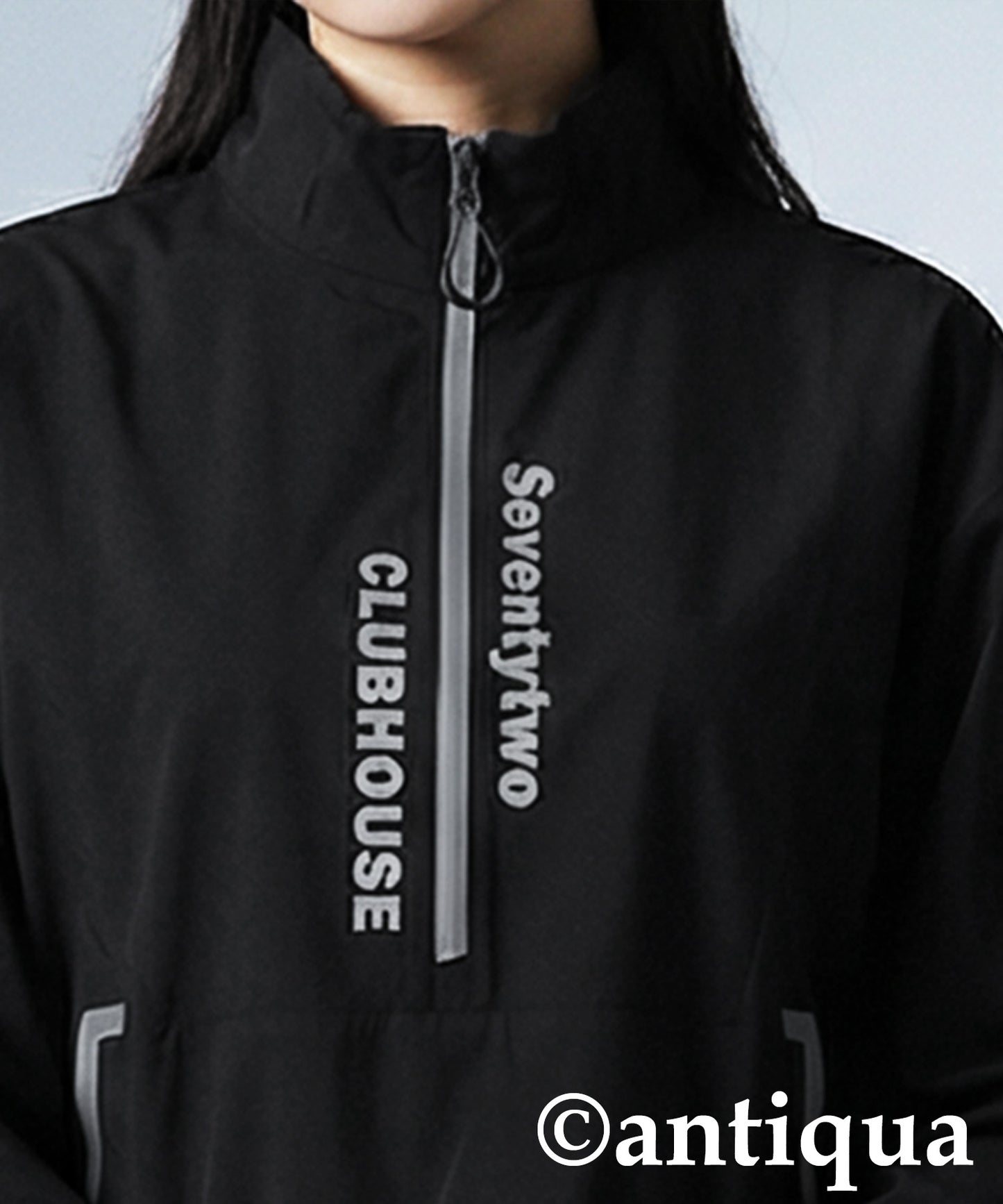 ANTIQUA GOLF×STCH Half-Zip Pullover Ladies