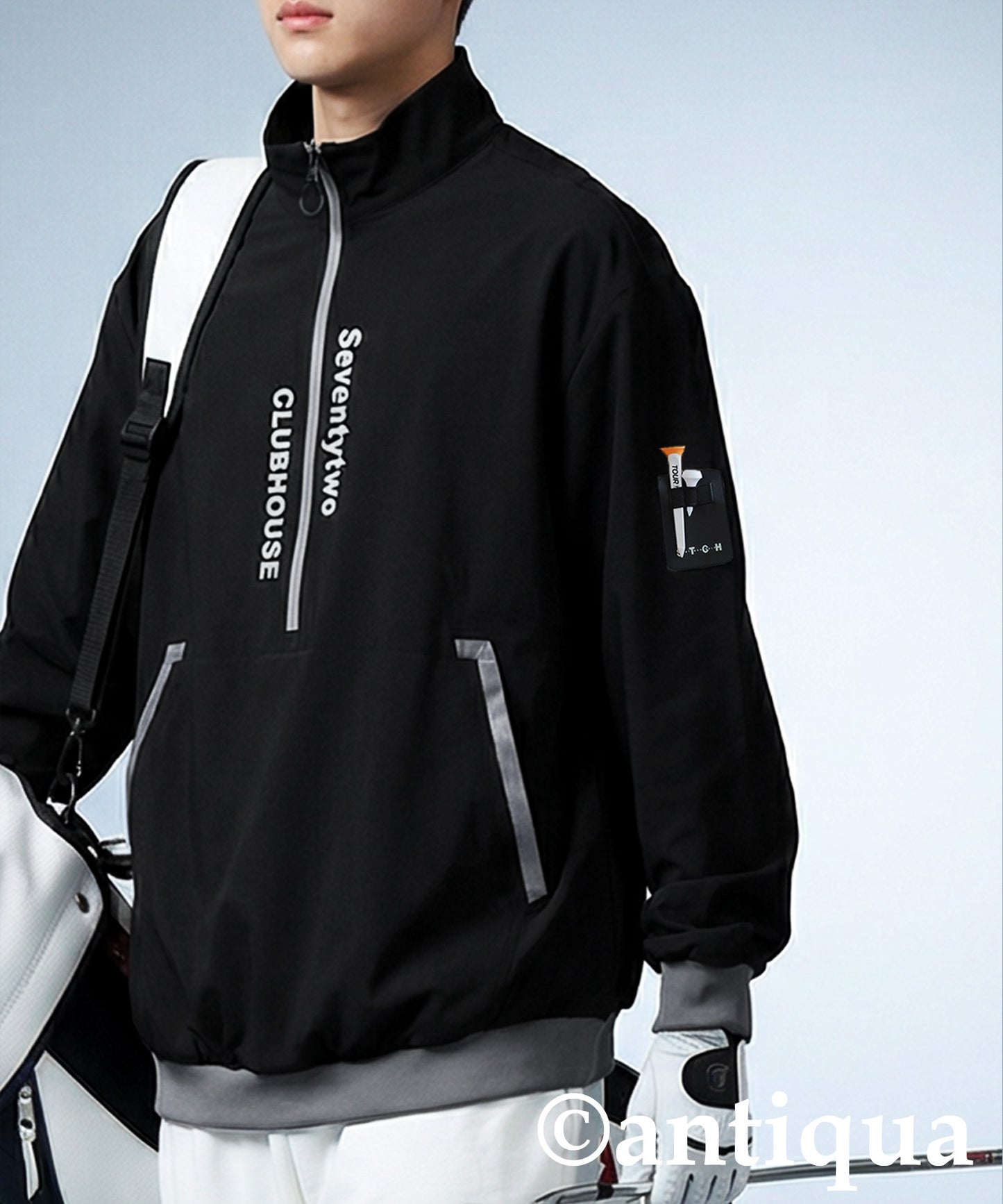 ANTIQUA GOLF×STCH Half-Zip Pullover Men's