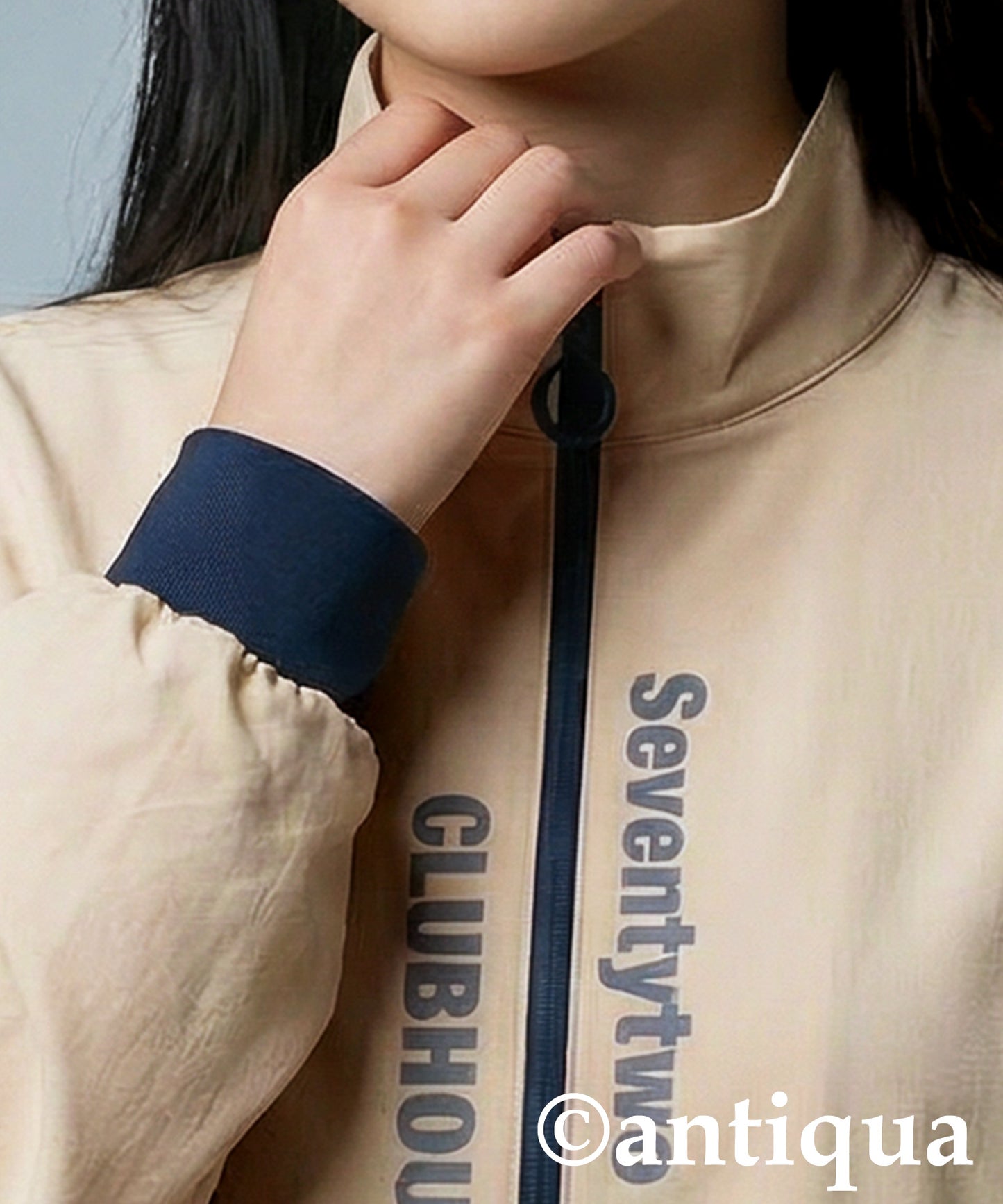 ANTIQUA GOLF×STCH Half-Zip Pullover Ladies