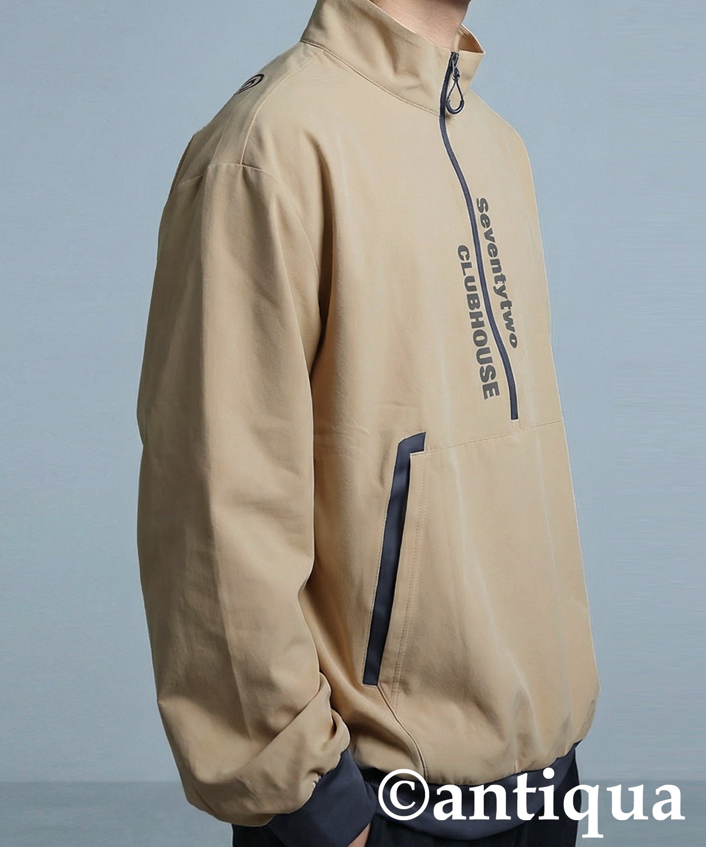 ANTIQUA GOLF×STCH Half-Zip Pullover Men's