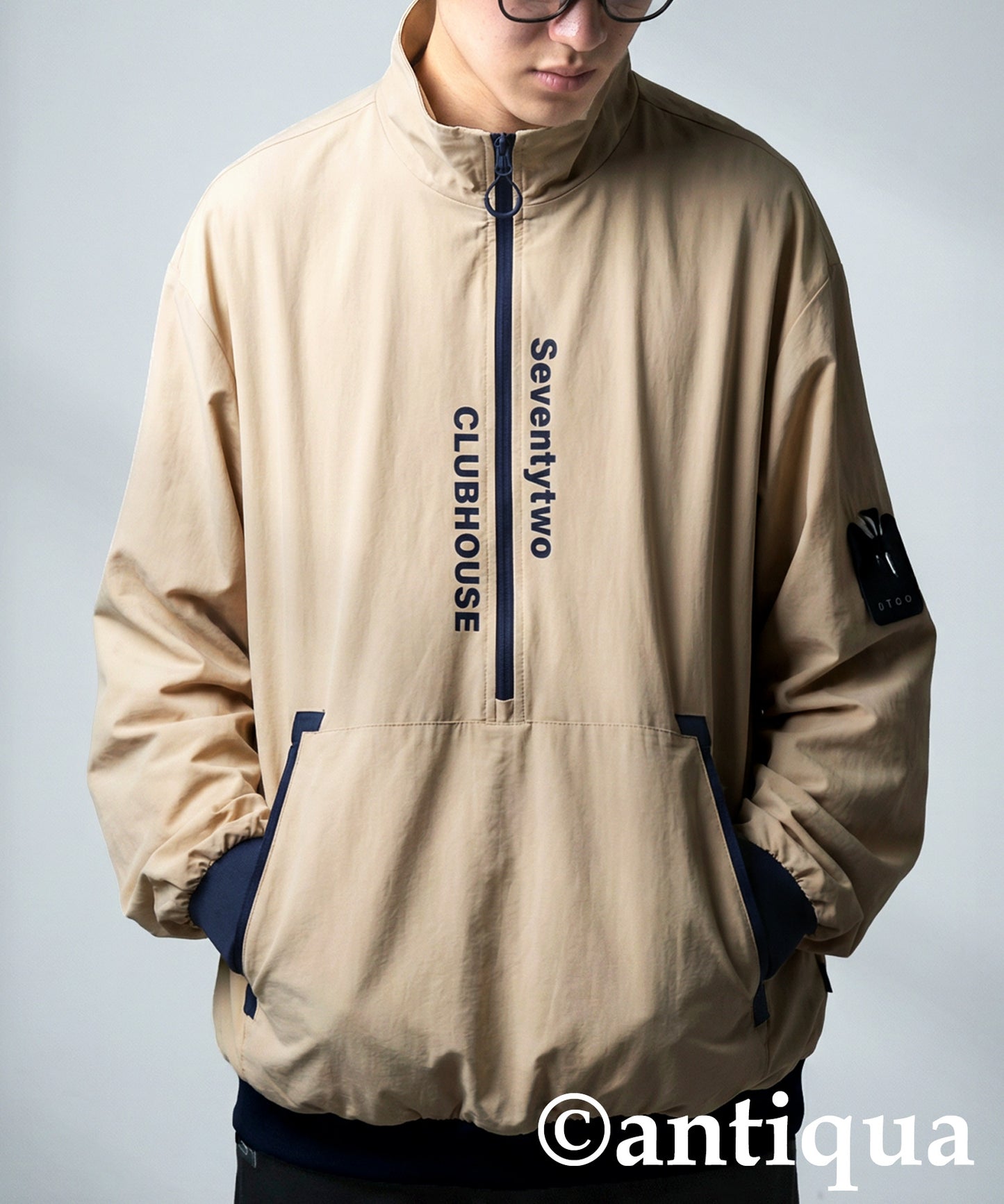 ANTIQUA GOLF×STCH Half-Zip Pullover Men's