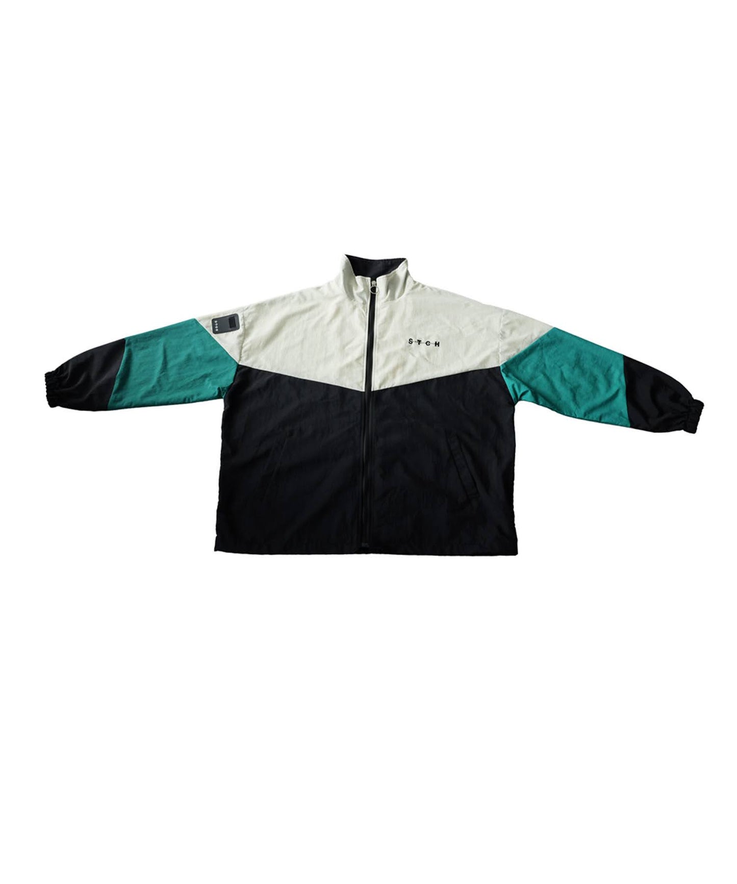 ANTIQUA GOLF×STCHStand Neck Color-Blocked Blouson Ladies