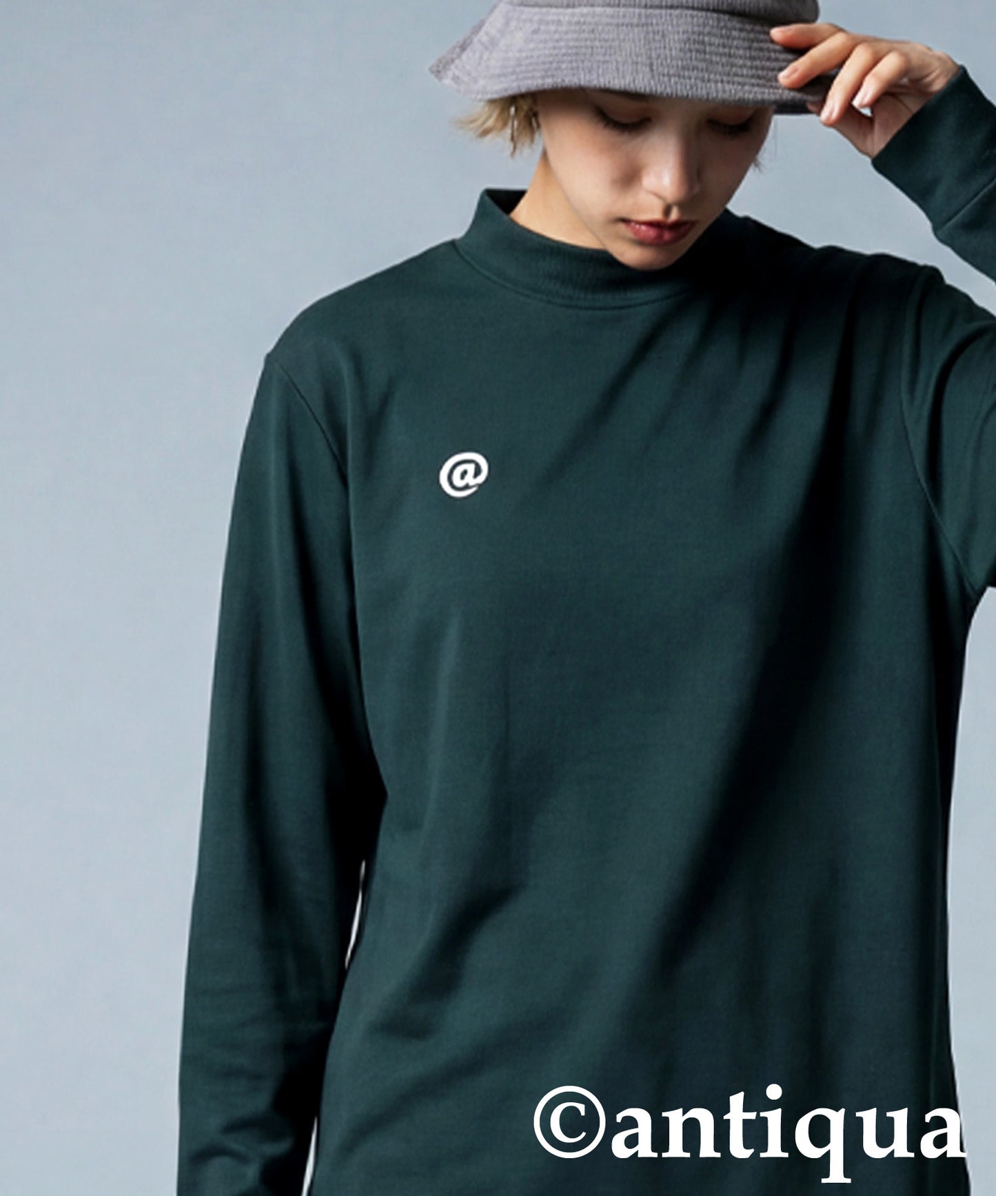 ANTIQUA GOLF×STCH Logo Long T-Shirt Ladies
