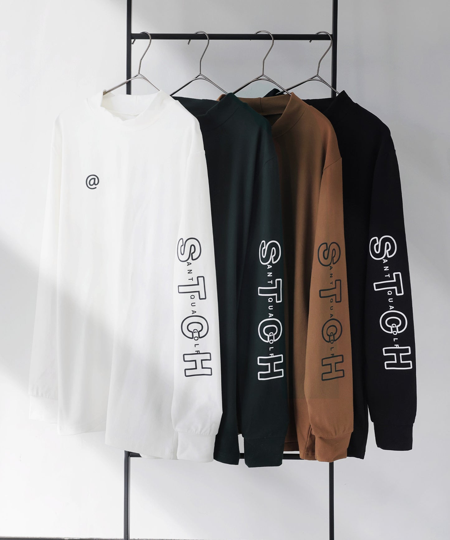 ANTIQUA GOLF×STCH Logo Long T-Shirt Men's