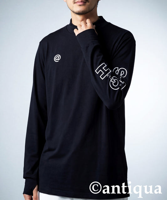 ANTIQUA GOLF×STCH Logo Long T-Shirt Men's