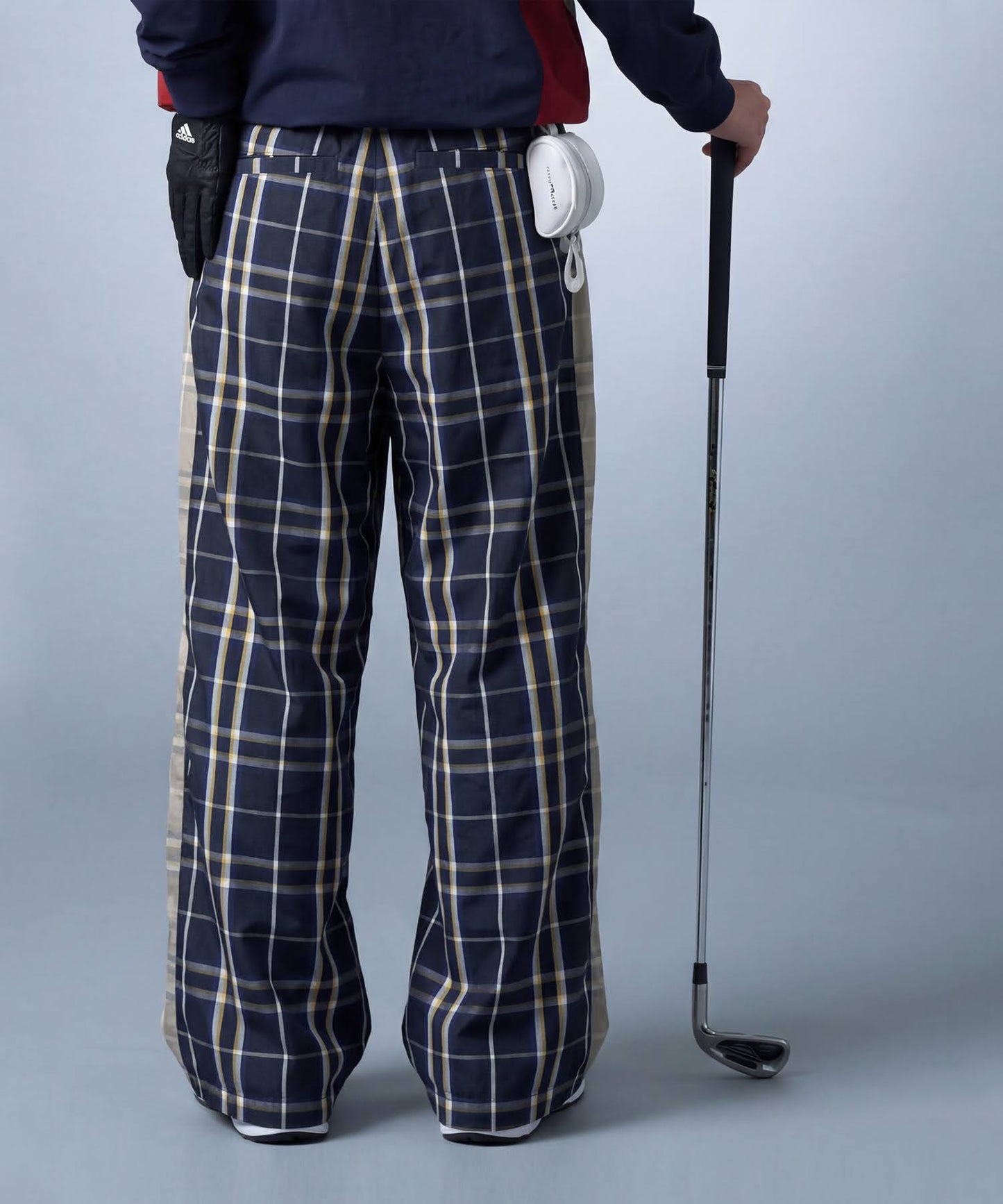 ANTIQUA GOLF×STCHCheckered Wide Pants Ladies