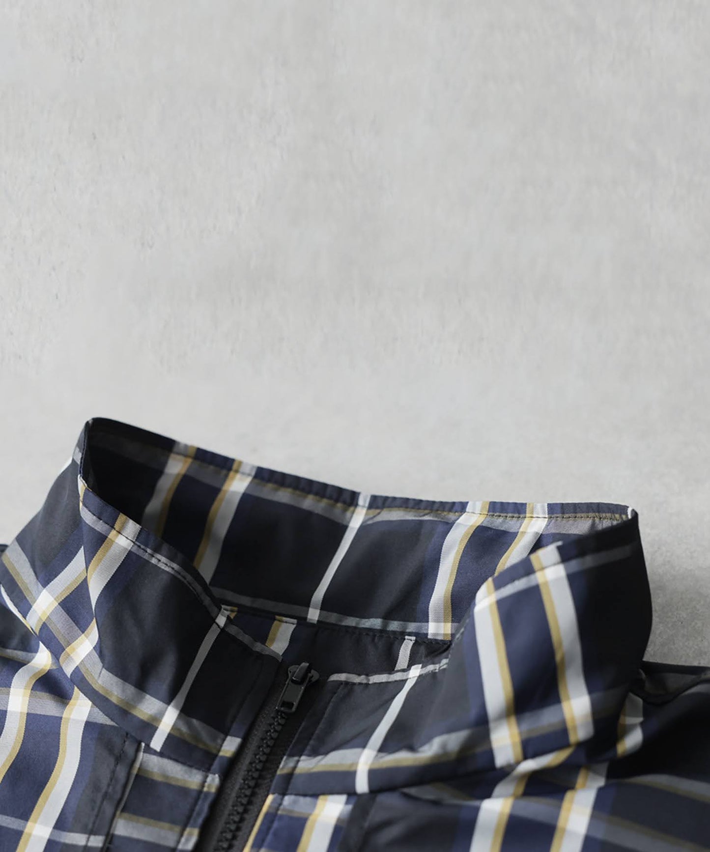 ANTIQUA GOLF×STCHCheckered Shirt Blouson Ladies