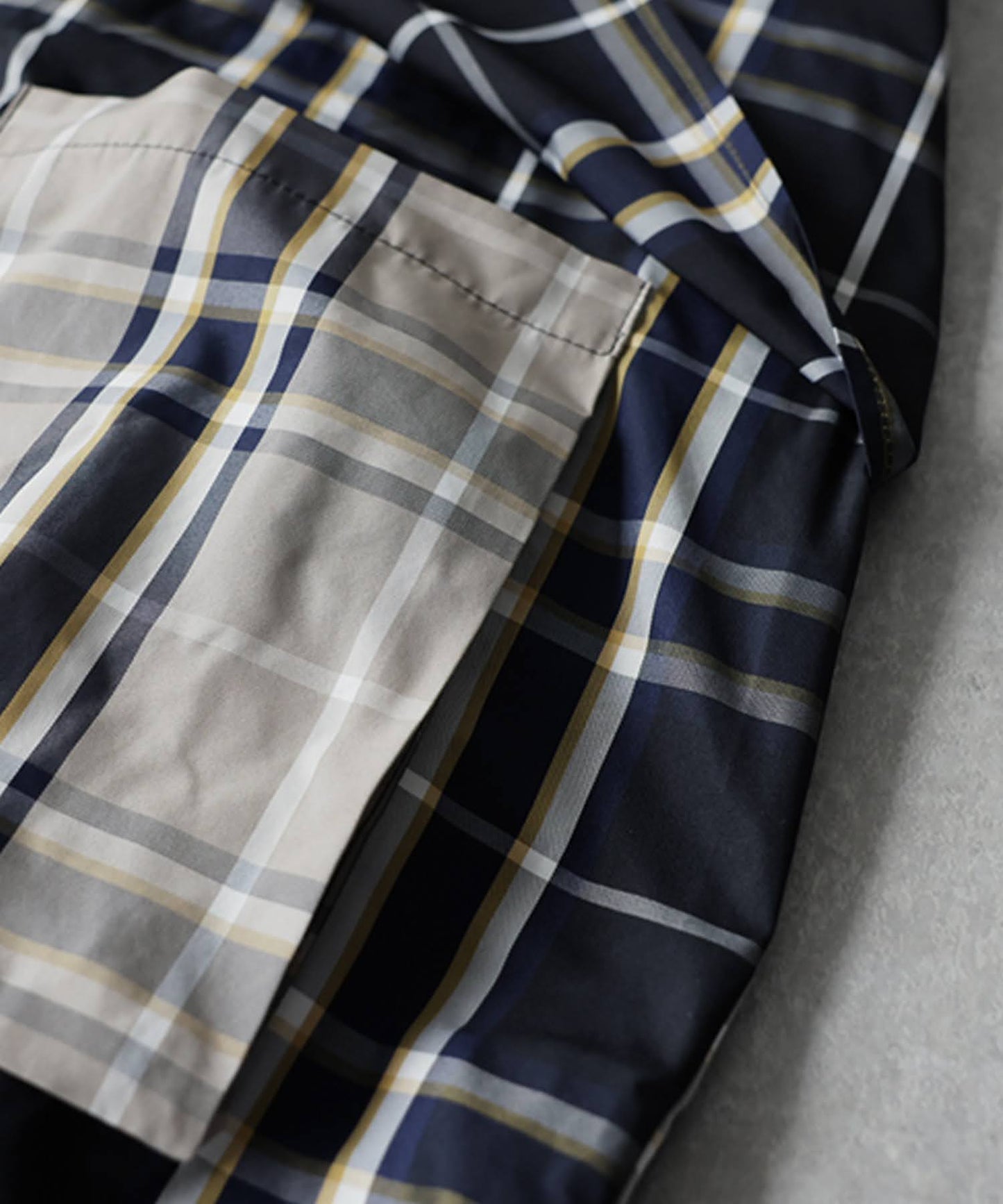 ANTIQUA GOLF×STCHCheckered Shirt Blouson Ladies