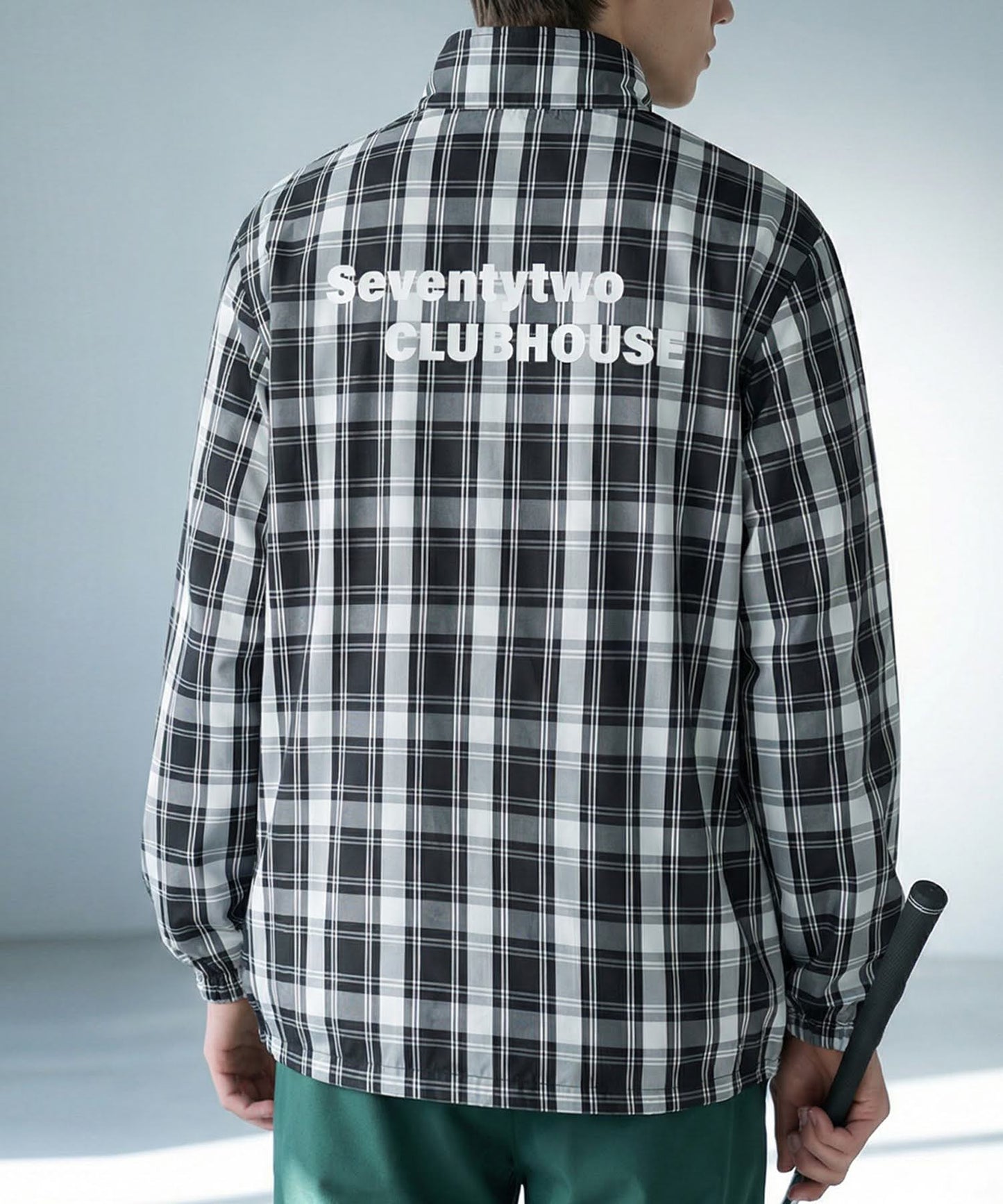 ANTIQUA GOLF×STCHCheckered Shirt Blouson Men's