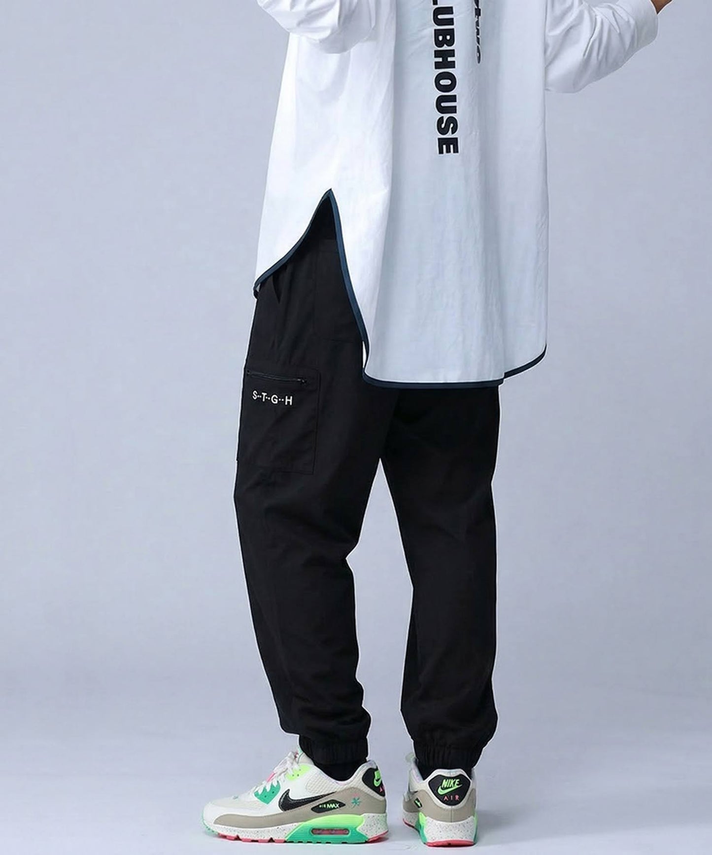 ANTIQUA GOLF×STCH Wide Long Pants Ladies
