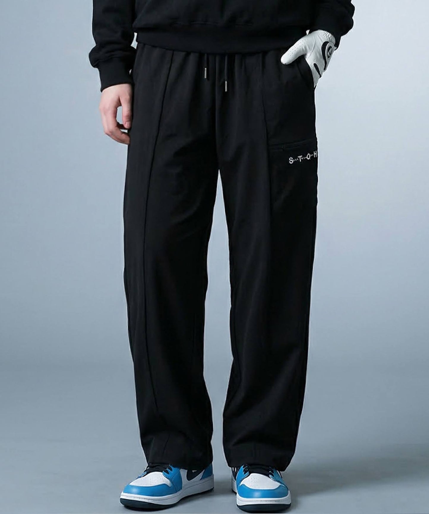 ANTIQUA GOLF×STCH Wide Long Pants Ladies