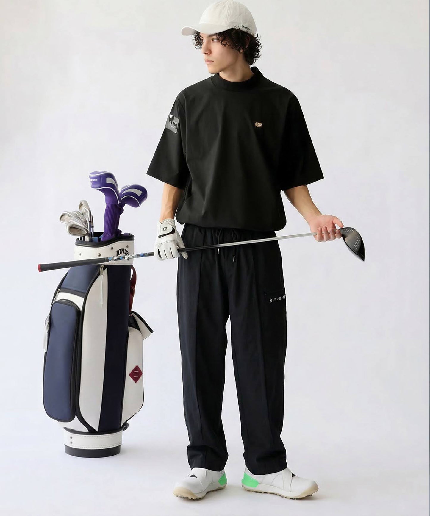 ANTIQUA GOLF×STCH Wide Long Pants Men’s