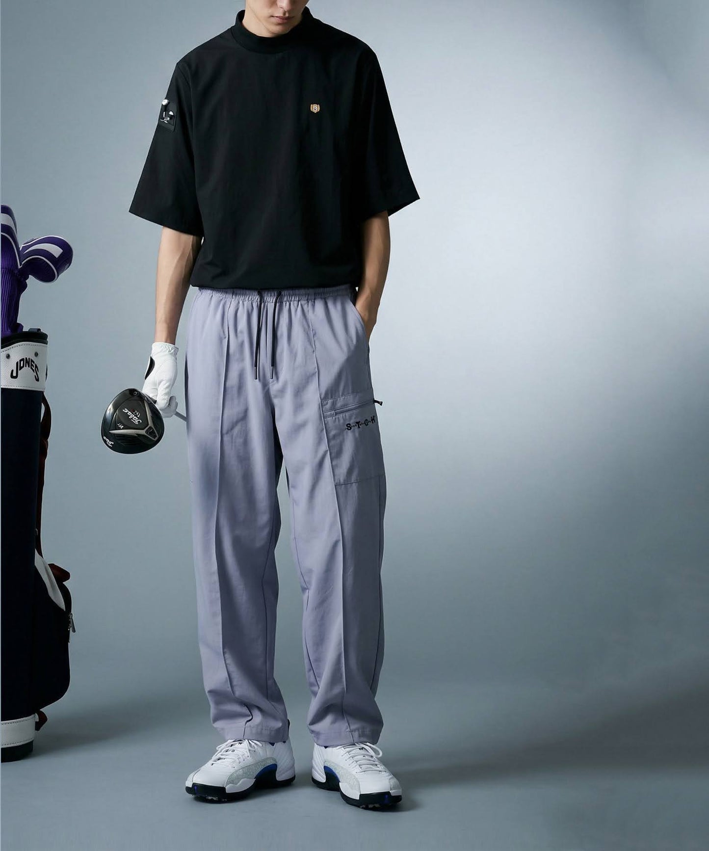 ANTIQUA GOLF×STCH Wide Long Pants Men’s