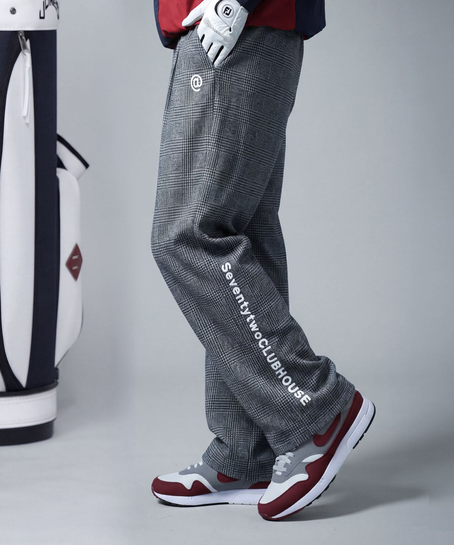 ANTIQUA GOLF×STCH Glen Check Pants Ladies