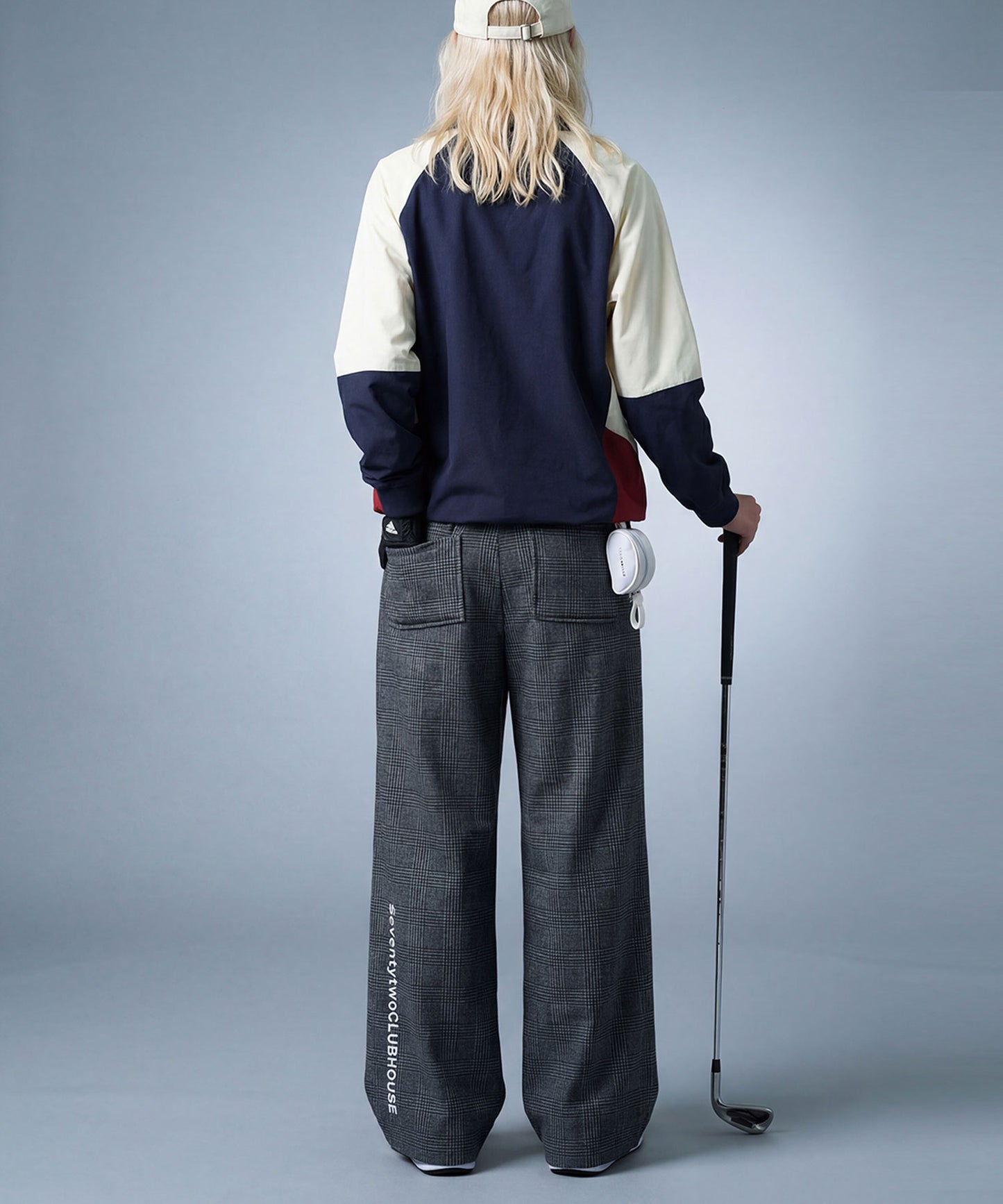 ANTIQUA GOLF×STCH Glen Check Pants Ladies