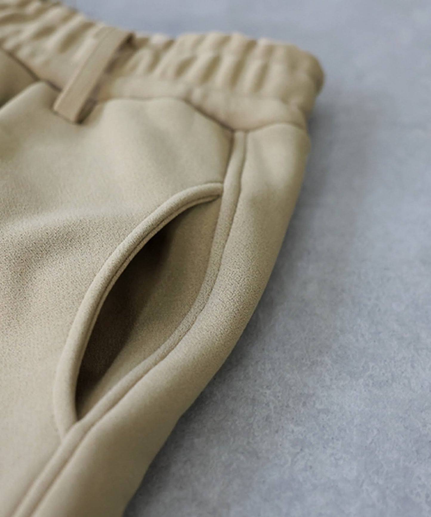 ANTIQUA GOLF×STCH Fleece-Lined Wide Straight Pants Ladies