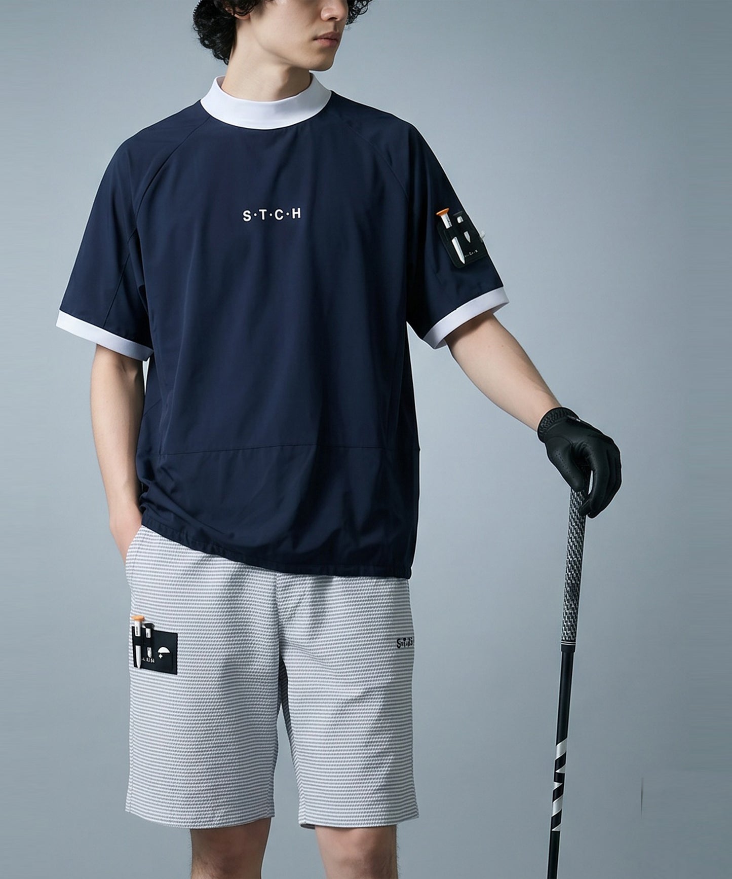 ANTIQUA GOLF×STCH Seersucker Shorts Men’s
