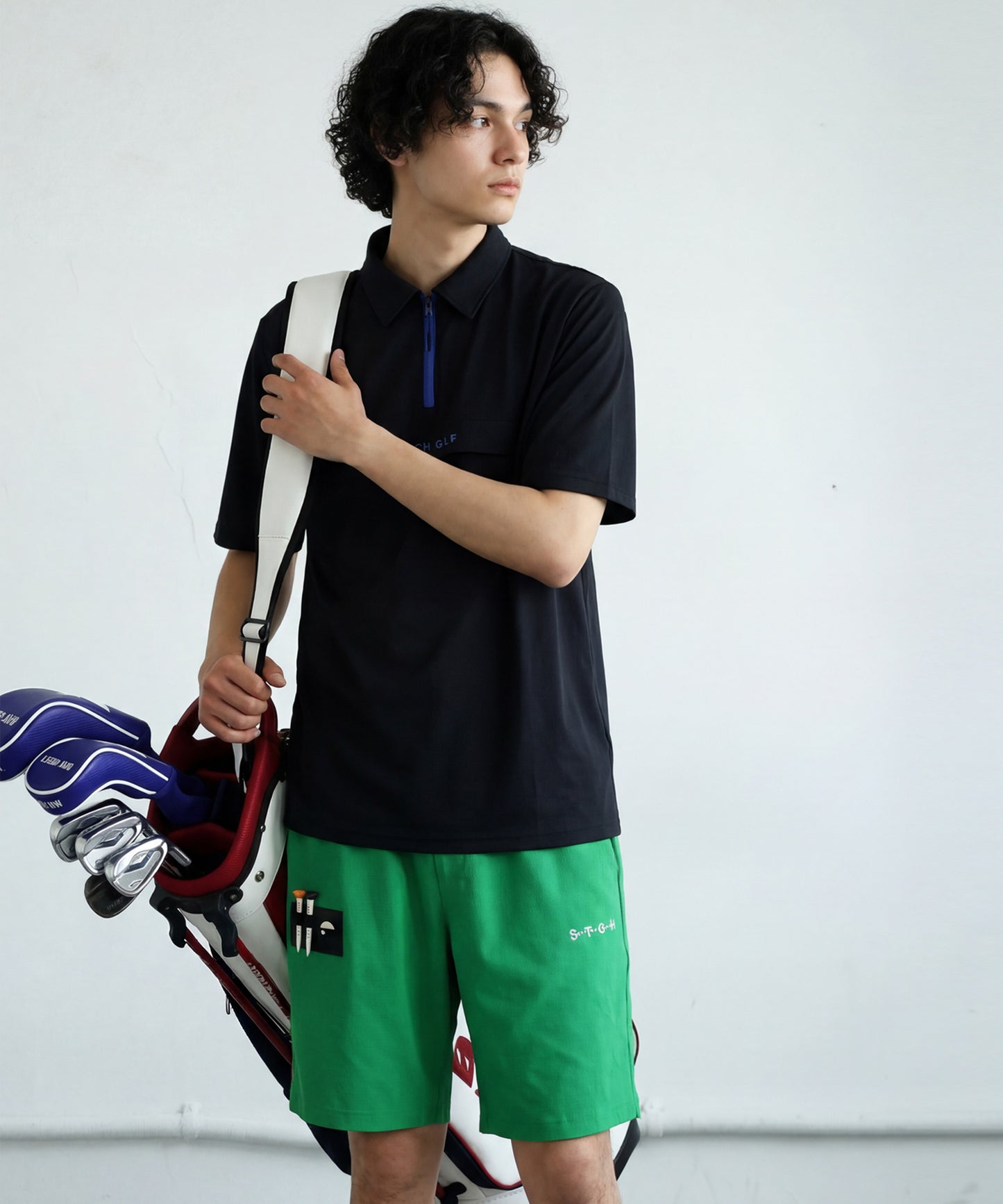 ANTIQUA GOLF×STCH Seersucker Shorts Men’s