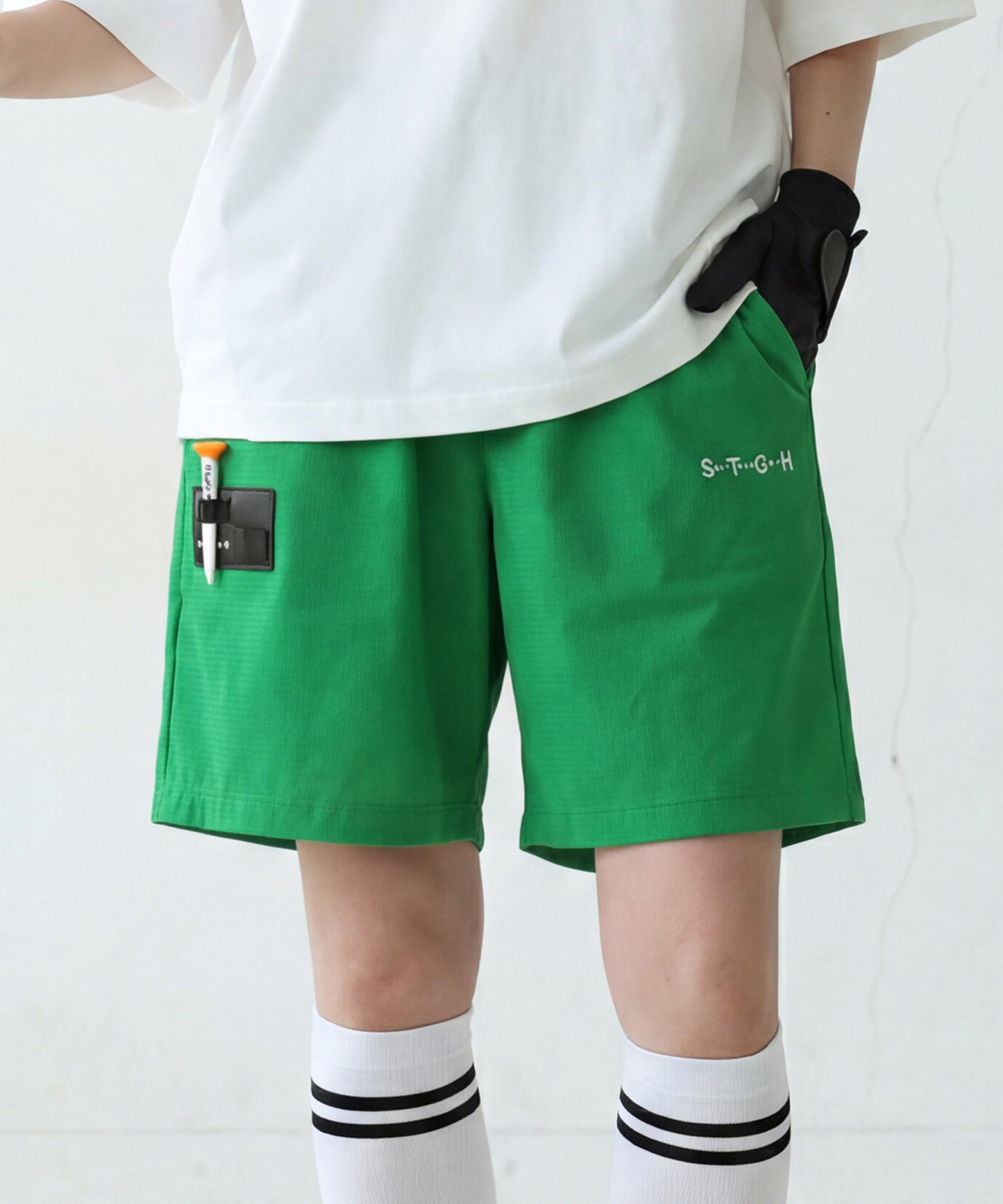 ANTIQUA GOLF×STCH Seersucker Shorts Ladies