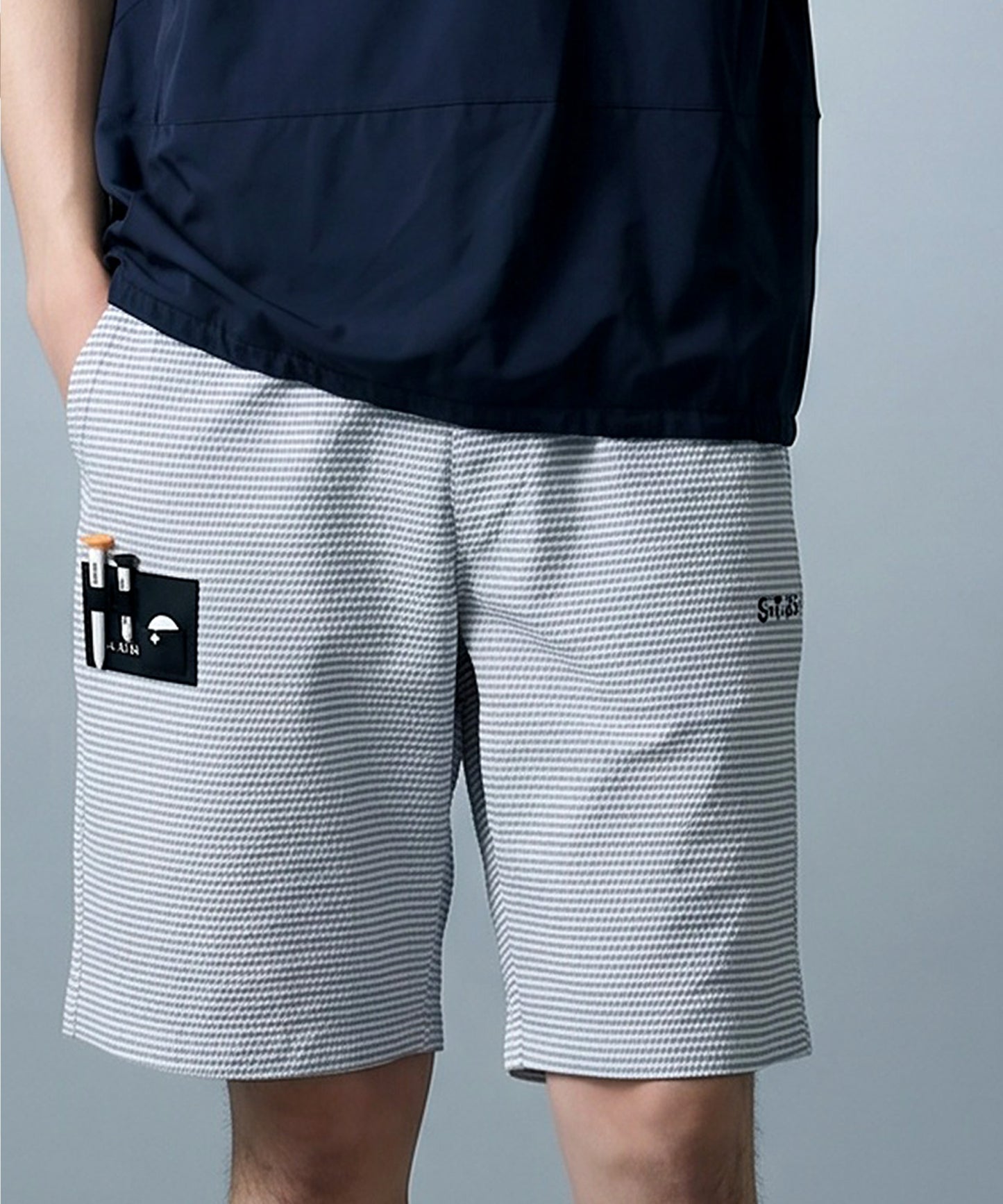 ANTIQUA GOLF×STCH Seersucker Shorts Men’s