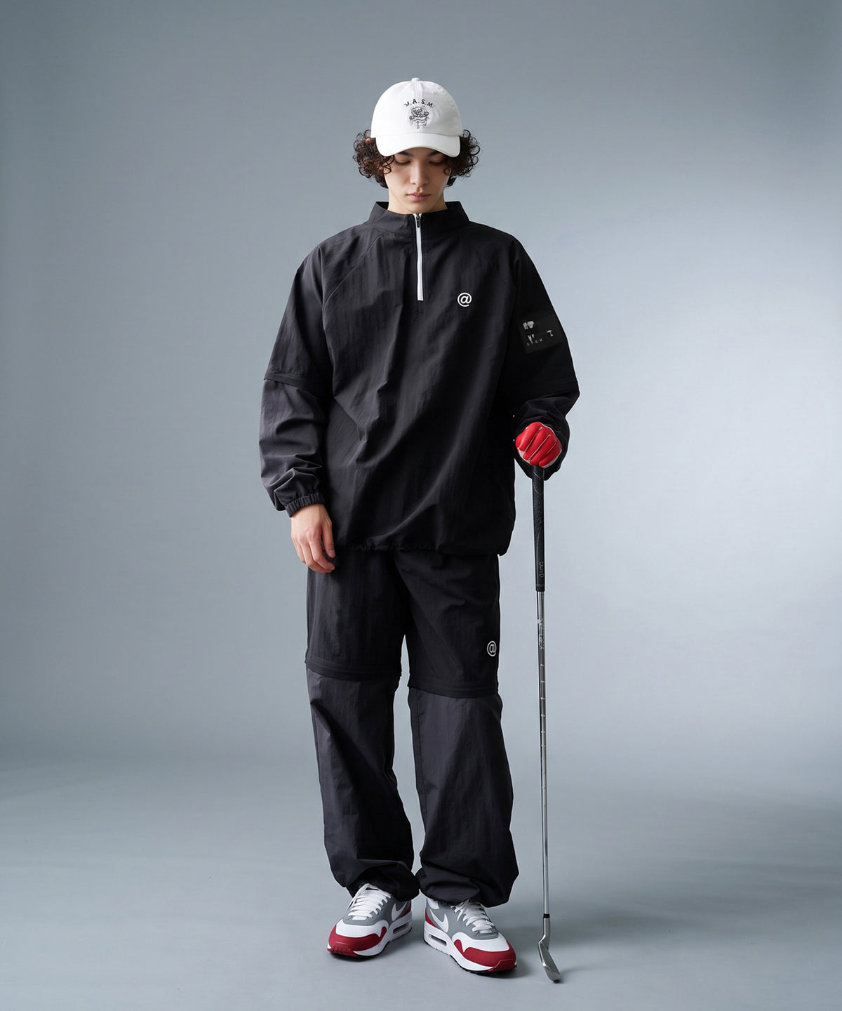 ANTIQUA GOLF×STCH 2-Way Color-Block Nylon Pants Men’s