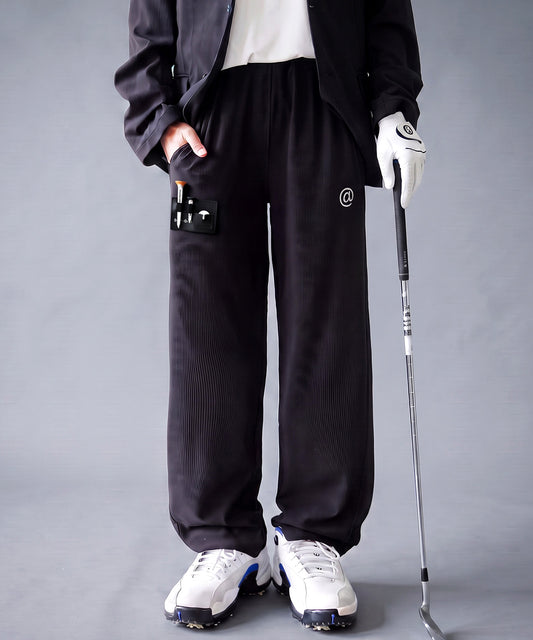 ANTIQUA GOLF×STCH Stretch Logo Tapered Pants Ladies