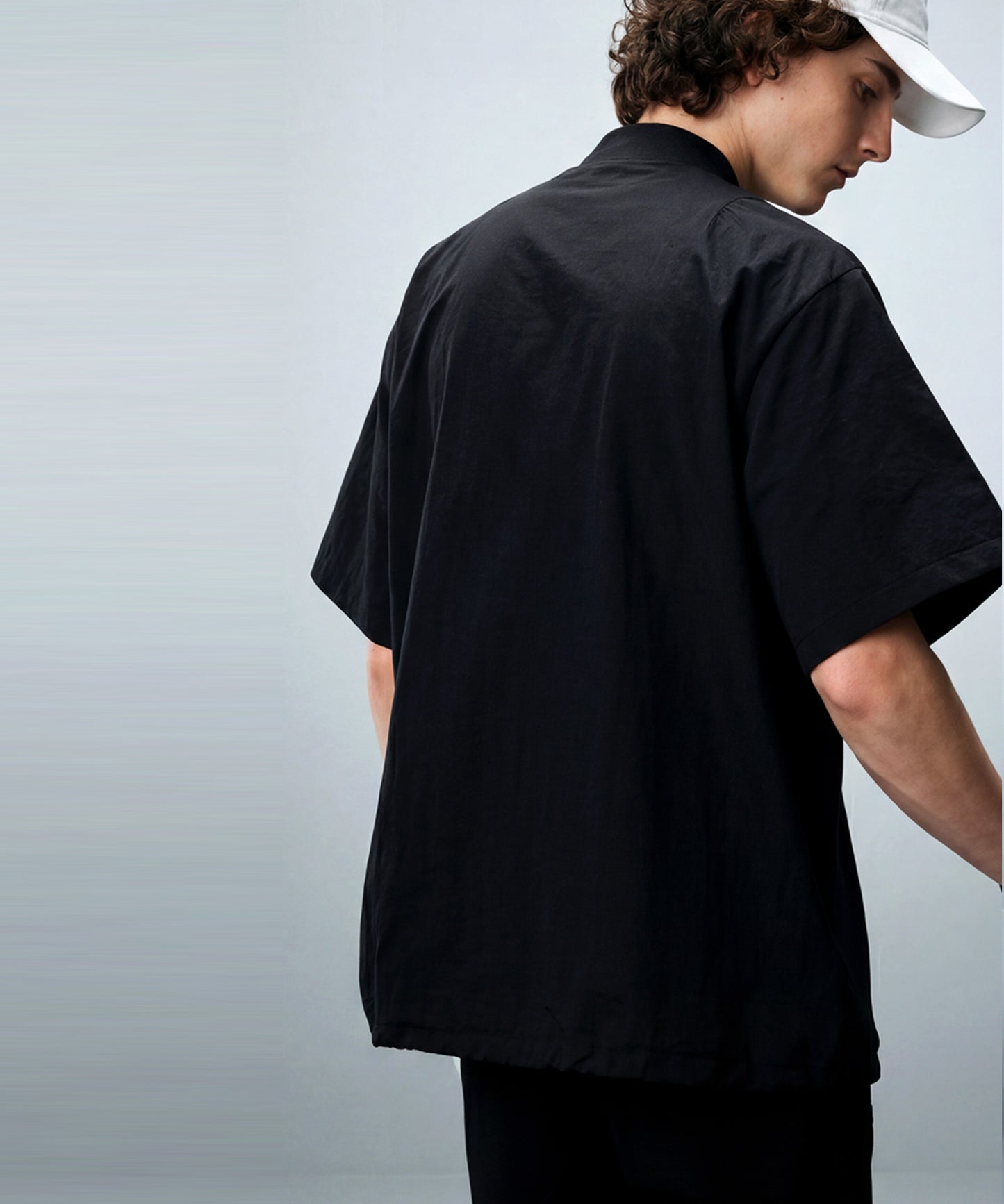 ANTIQUA GOLF×STCH Half-Zip Pullover With Contrasting Materials Men’s