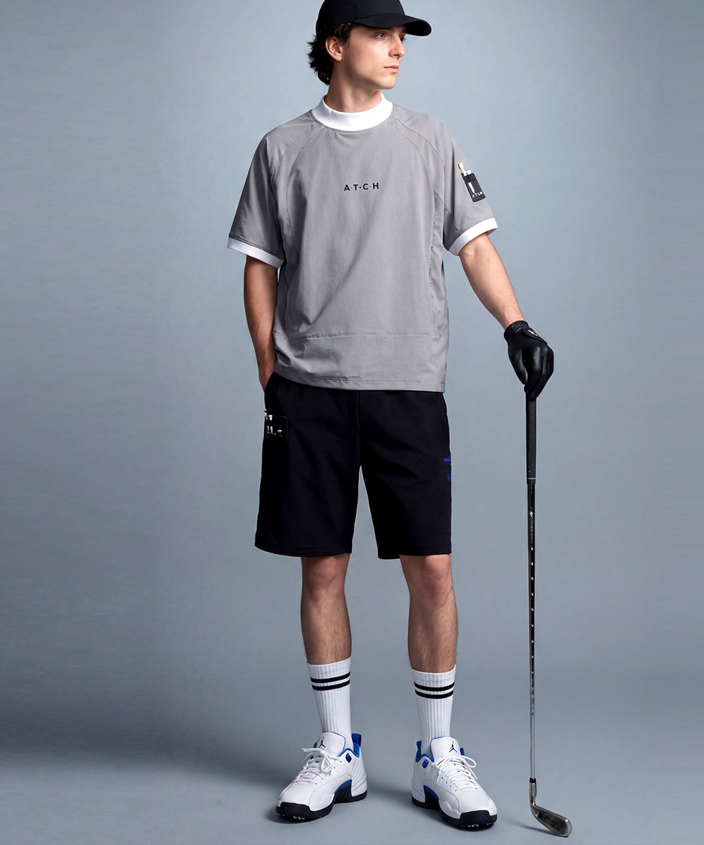 ANTIQUA GOLF×STCH Water-Repellent, Pocketed Shorts Men’s