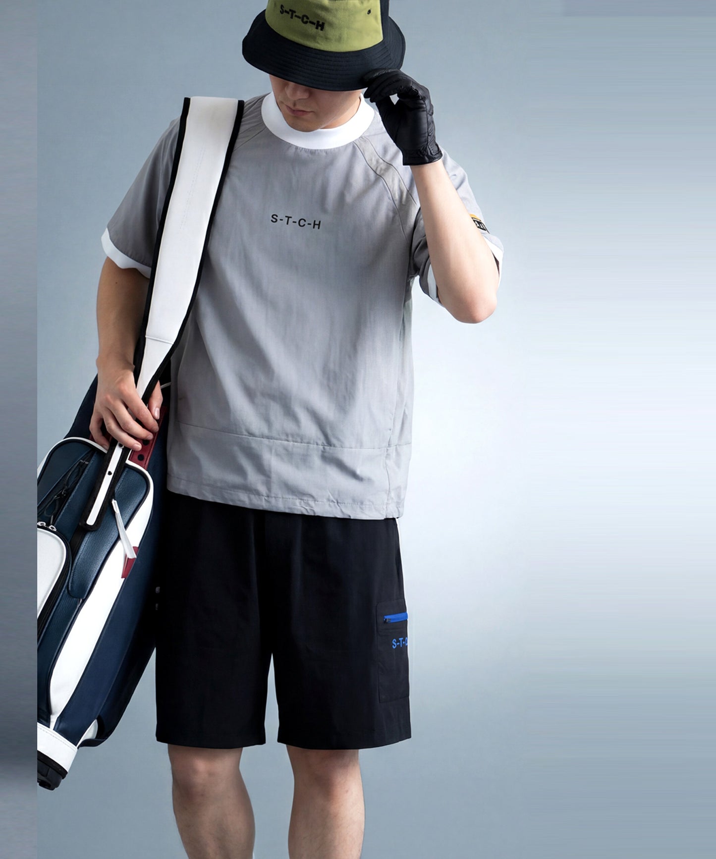 ANTIQUA GOLF×STCH Water-Repellent, Pocketed Shorts Men’s