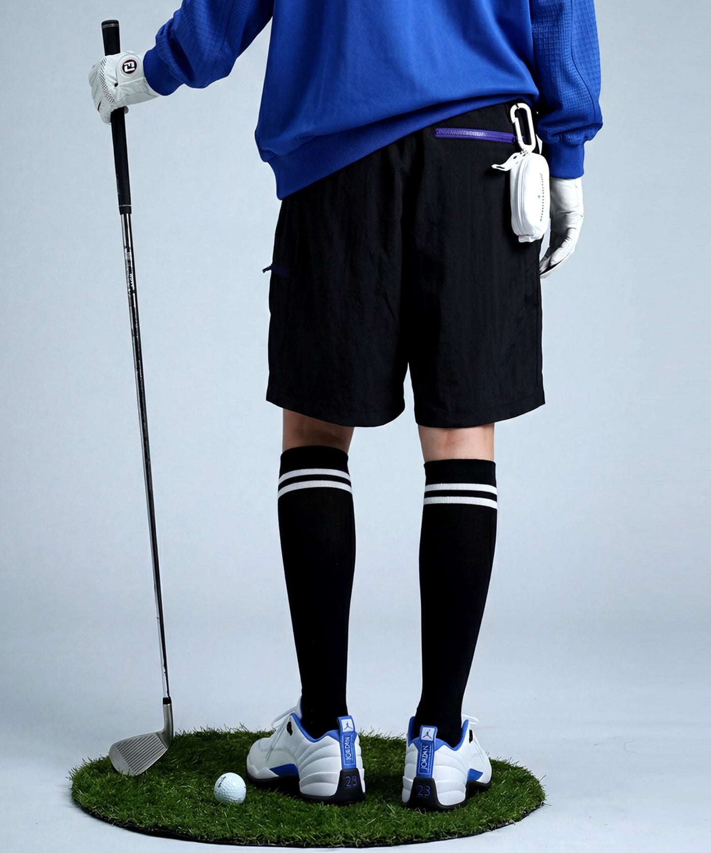 ANTIQUA GOLF×STCH Water-Repellent, Pocketed Shorts Ladies