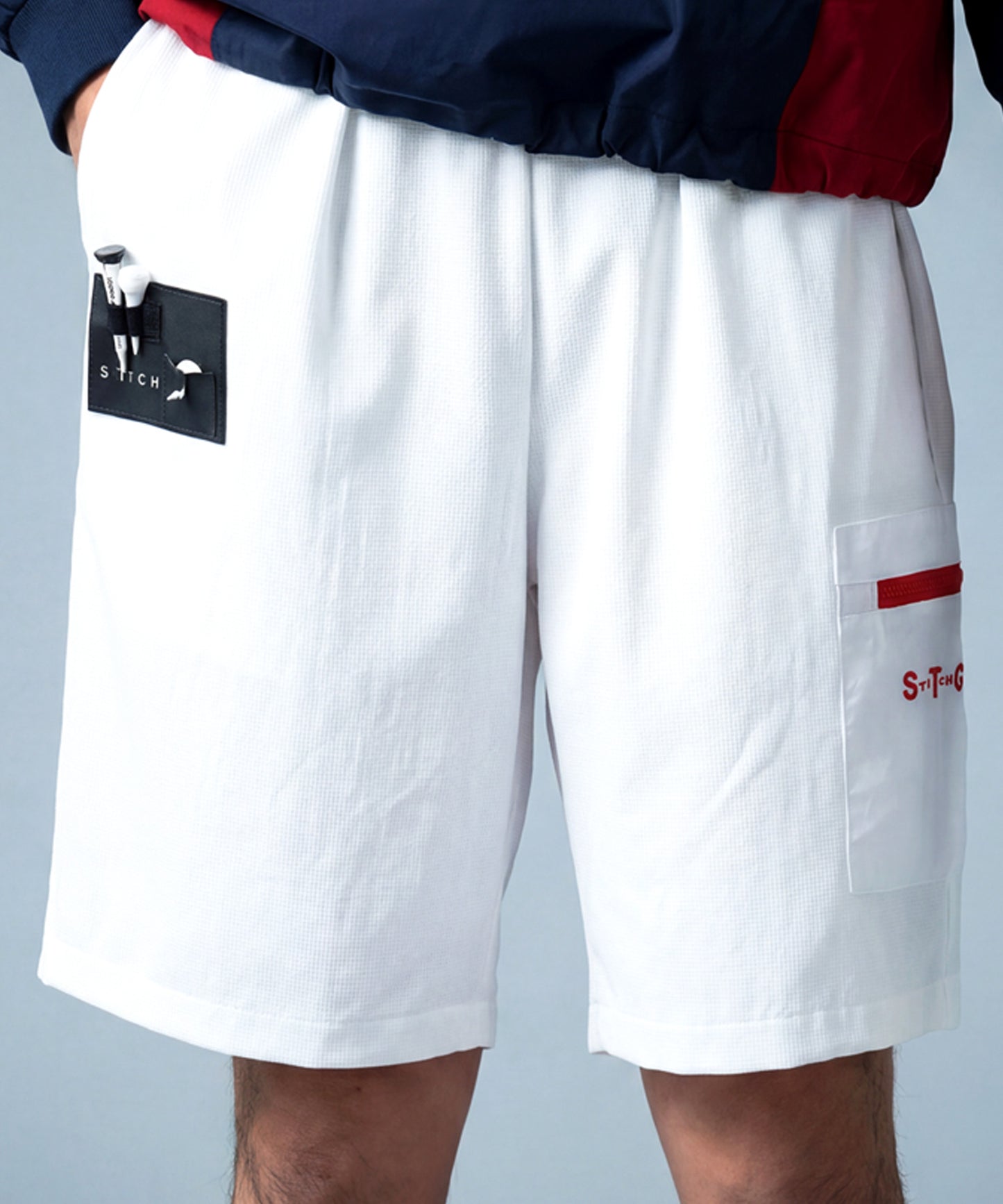 ANTIQUA GOLF×STCH Water-Repellent, Pocketed Shorts Men’s